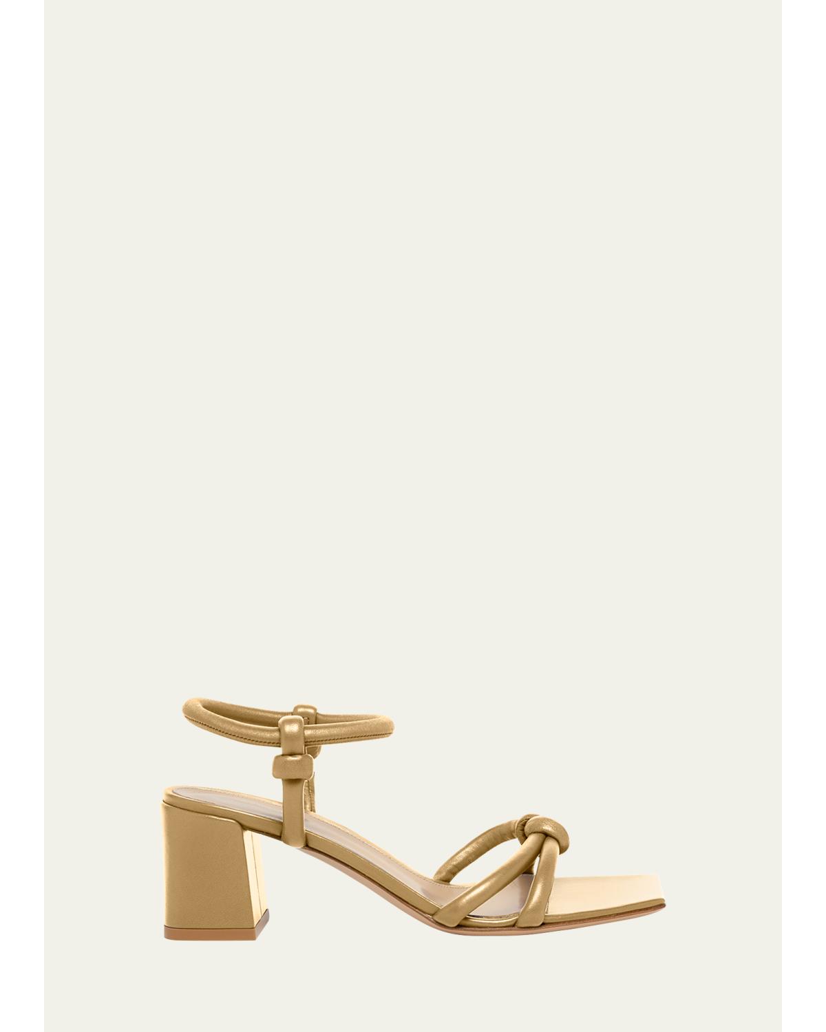 Knot Ankle-Strap Sandals