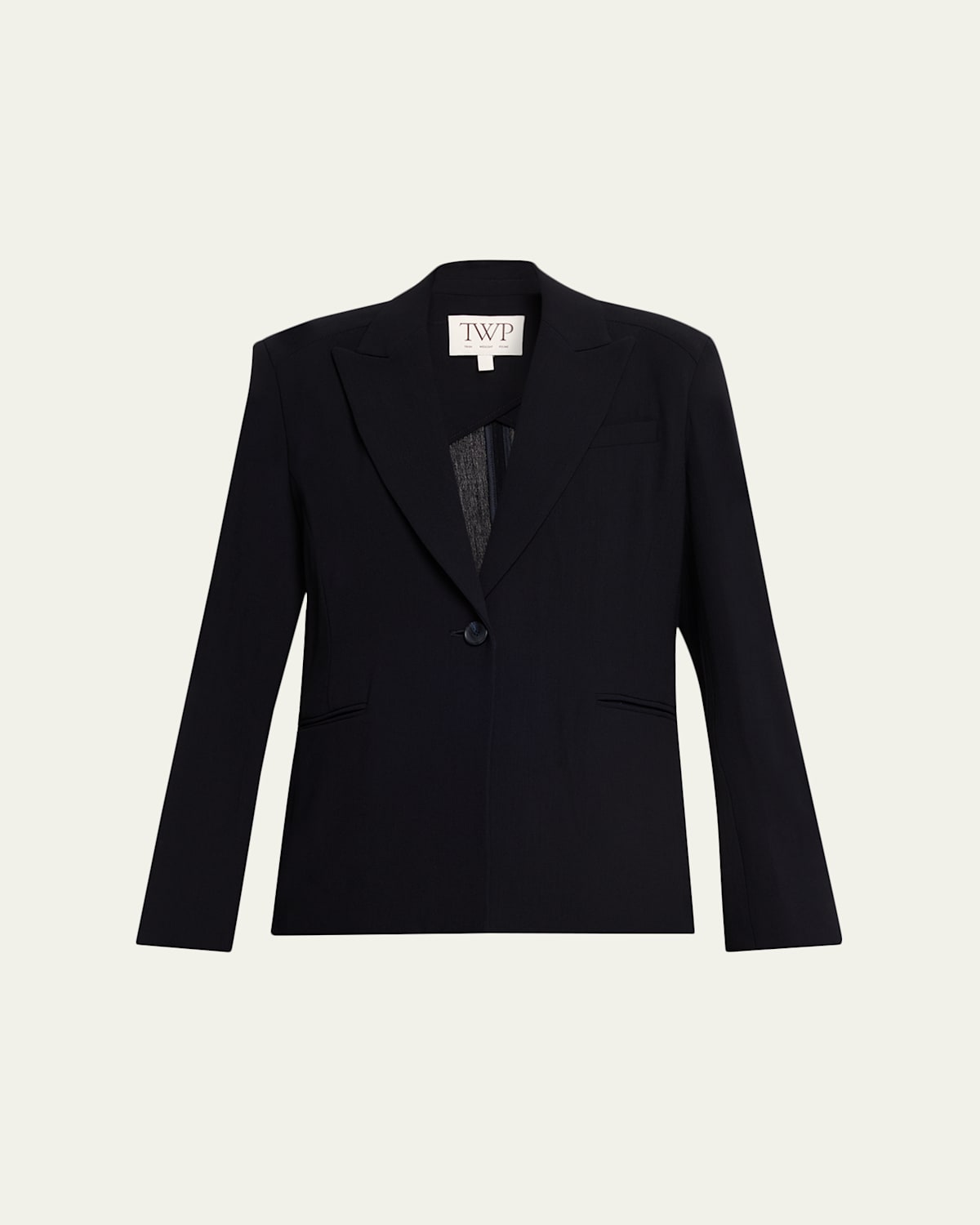 Twp Single-breasted Boy Blazer Jacket In Black