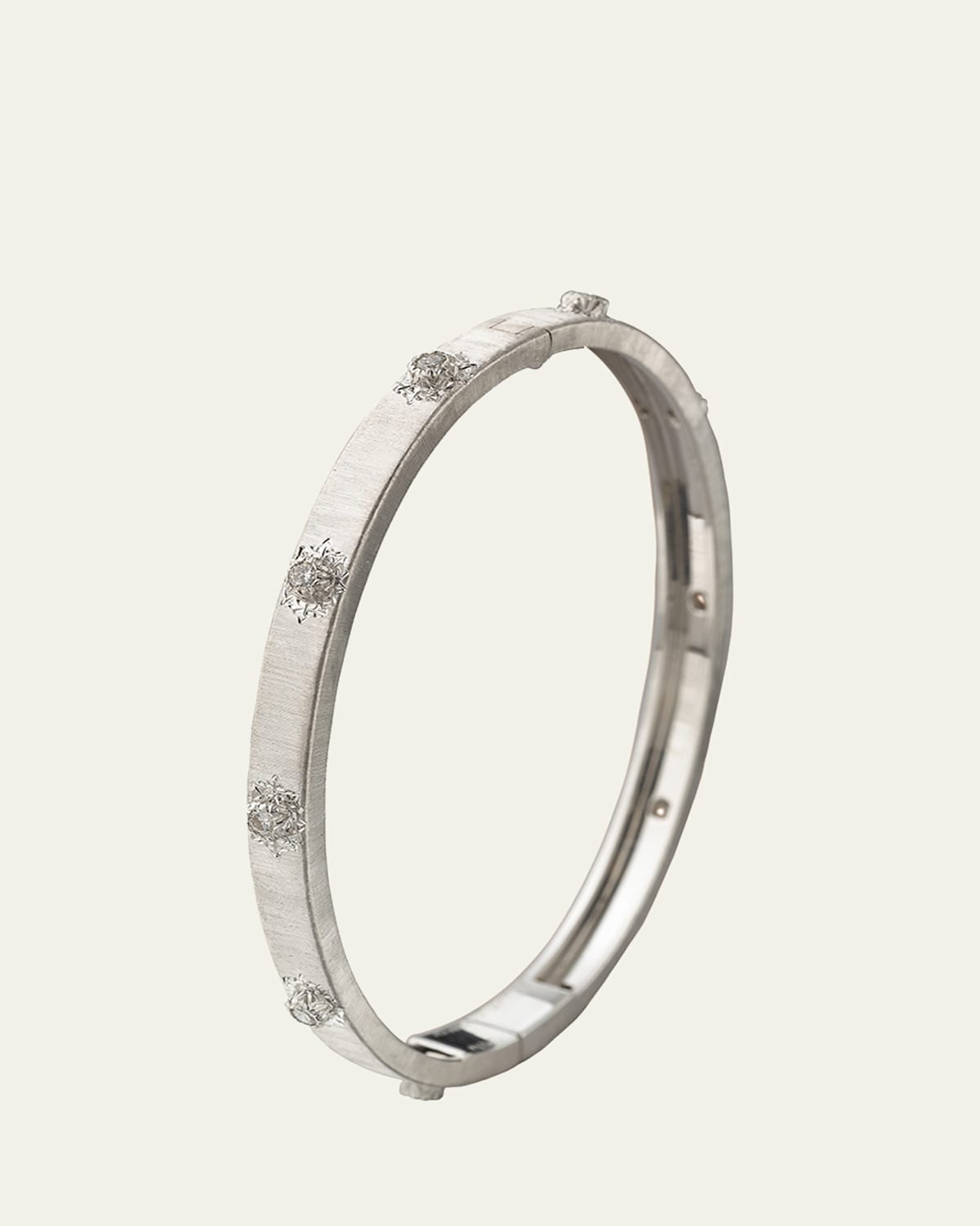 Buccellati Macri Classica Bangle, White Gold, 5mm
