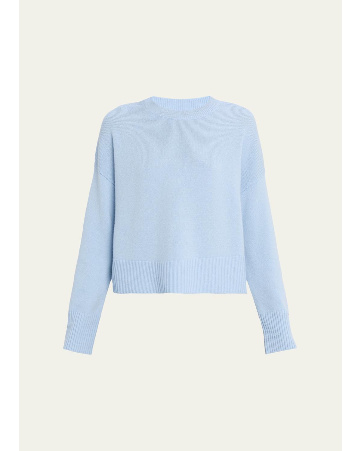 Boxy Crewneck Cashmere Sweater