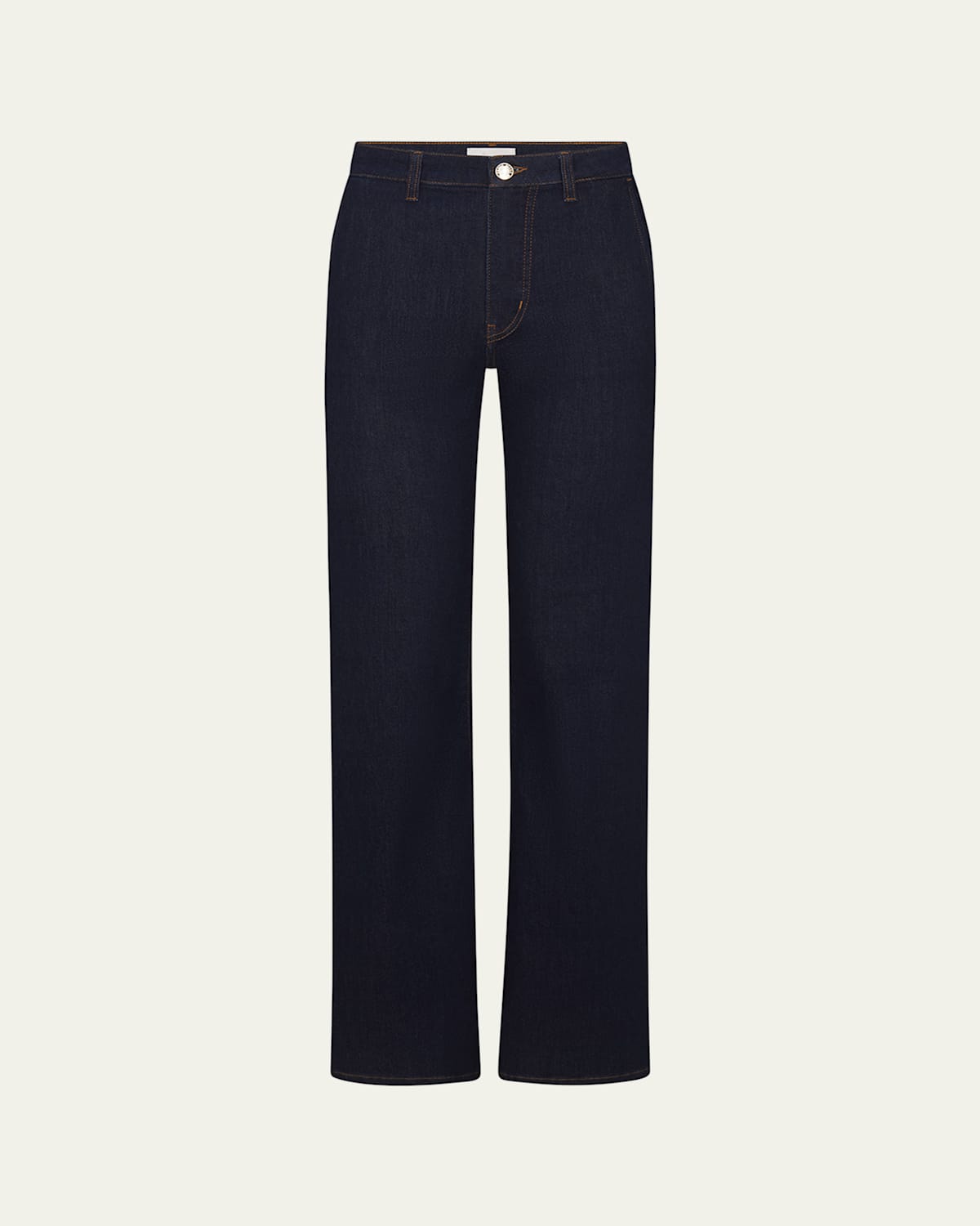 Frame The Straight Trouser Jeans In Blue