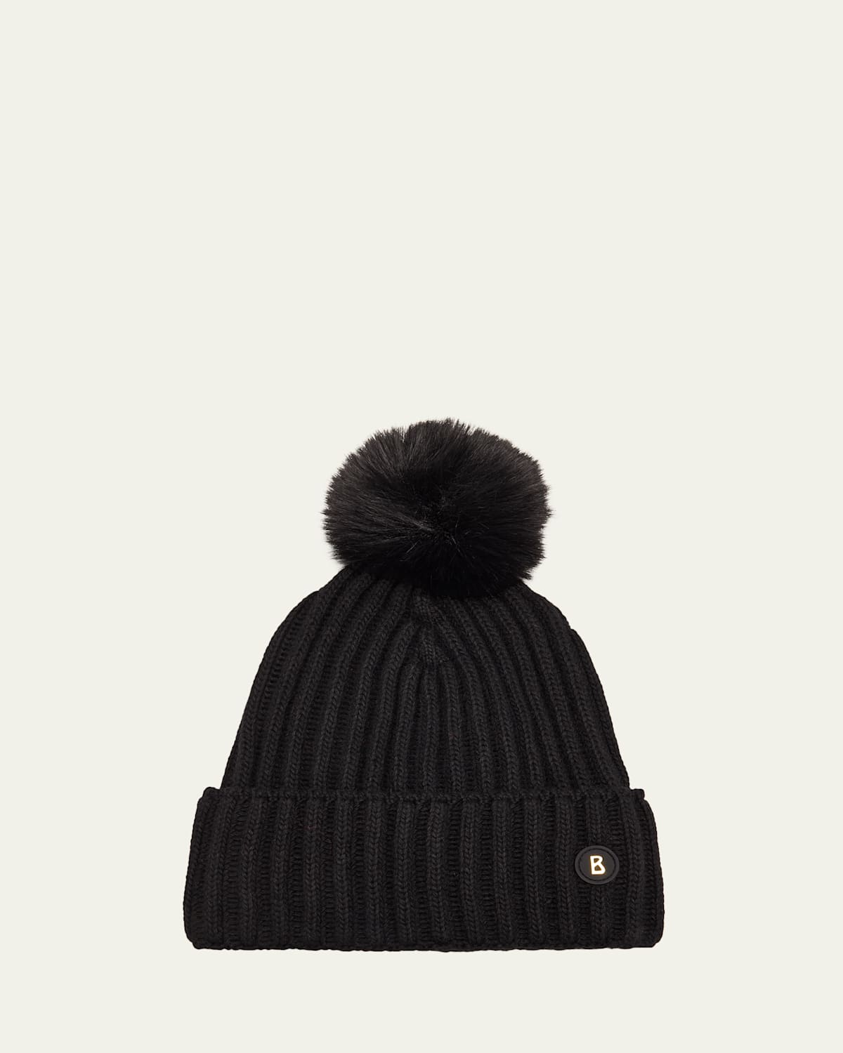 Bogner Ranya Wool-blend Beanie In Black