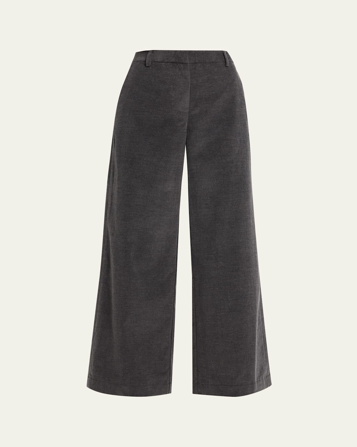 Twp Dylan Corduroy Straight-leg Pants In Gray