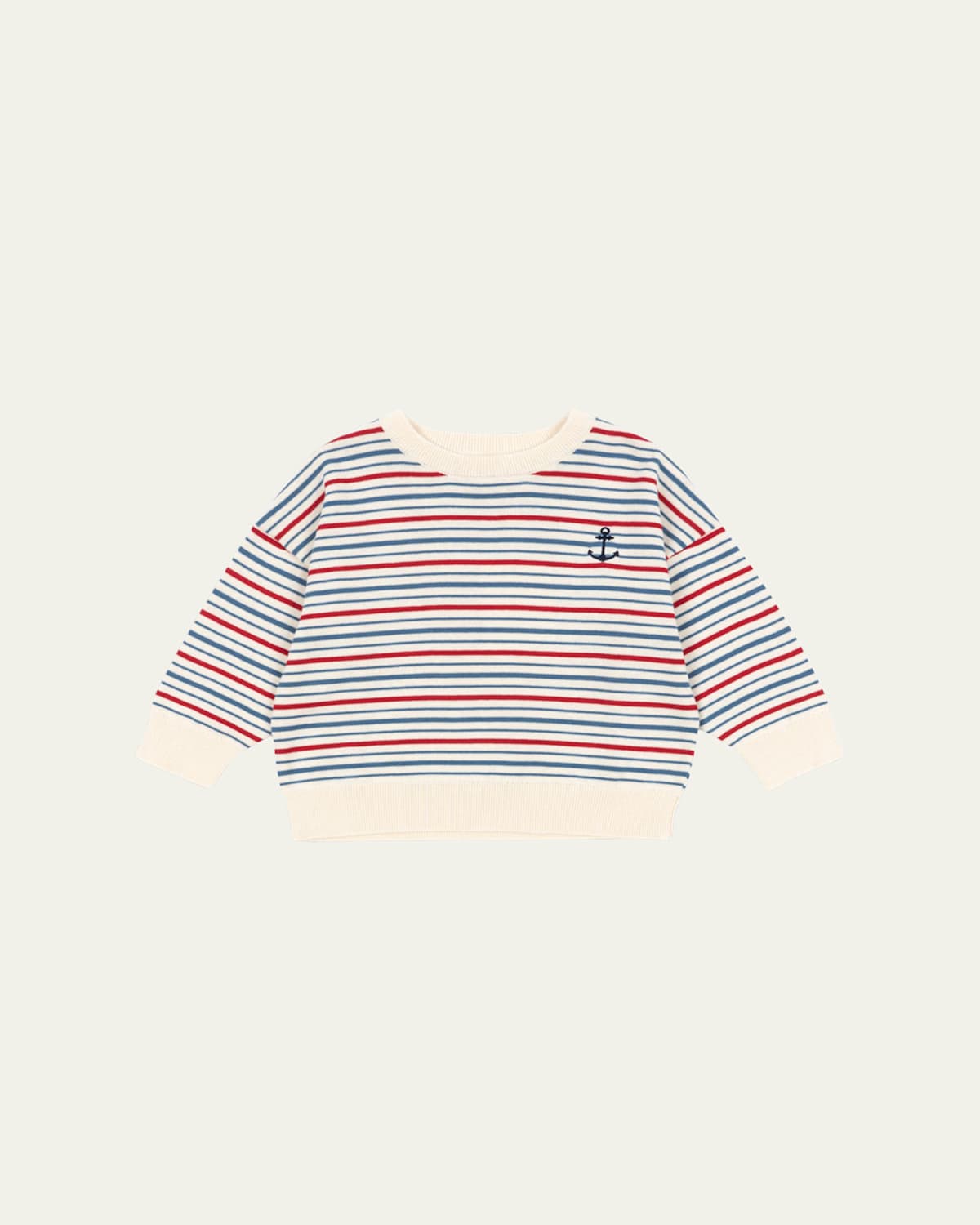 Konges Slojd Boy's Manis Organic Cotton Knit Sweater In Multi