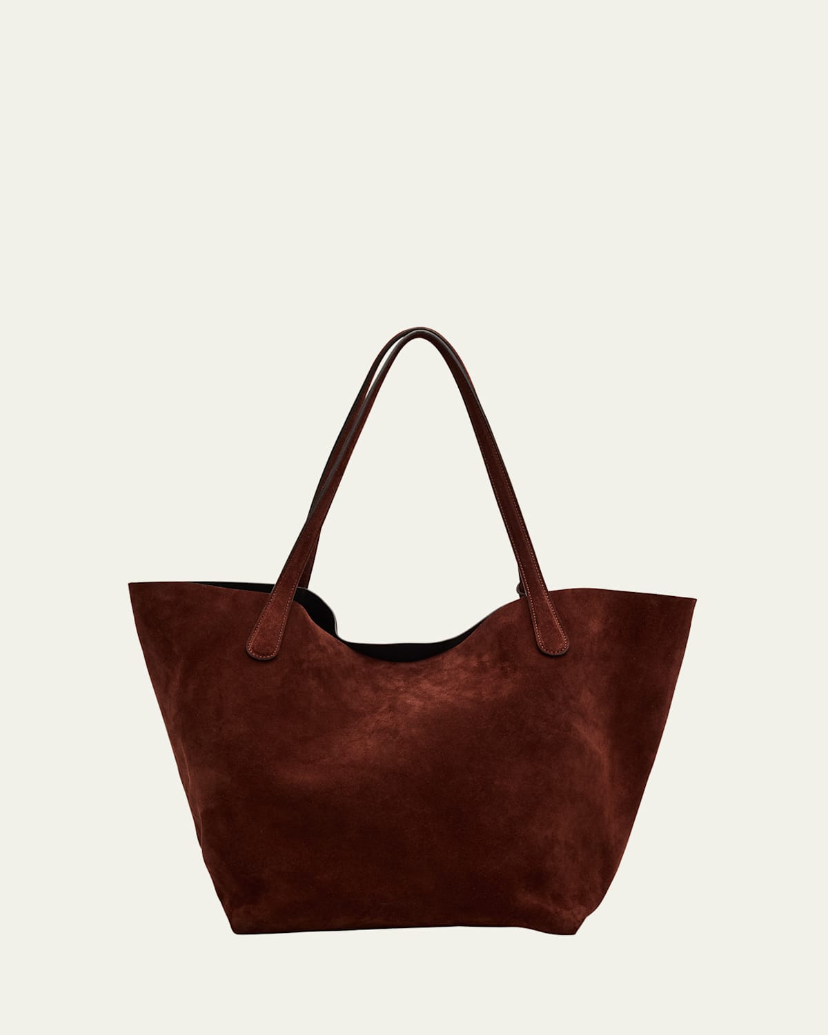 Mansur Gavriel Everyday Soft Suede Tote Bag In Brown