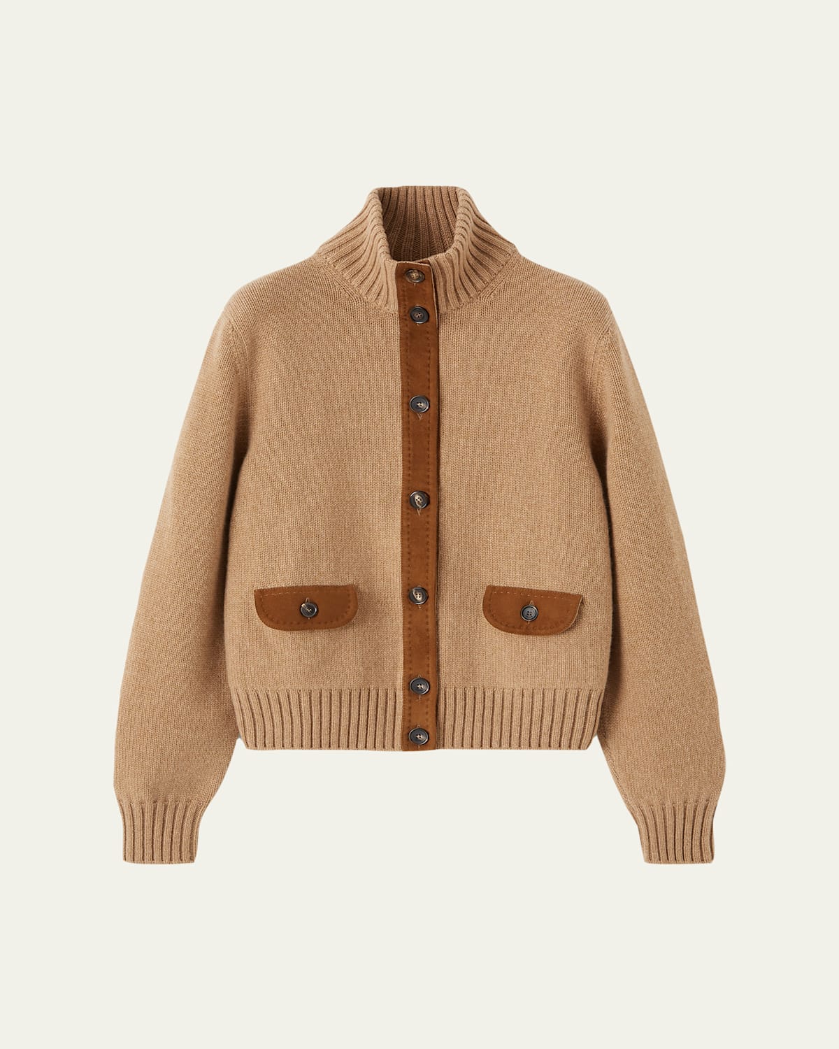 Loro Piana Parksville Cashmere Bomber Jacket In Brown