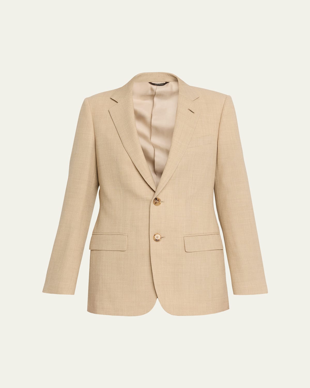 Loro Piana International Virgin Wool Single-breasted Blazer In Brown