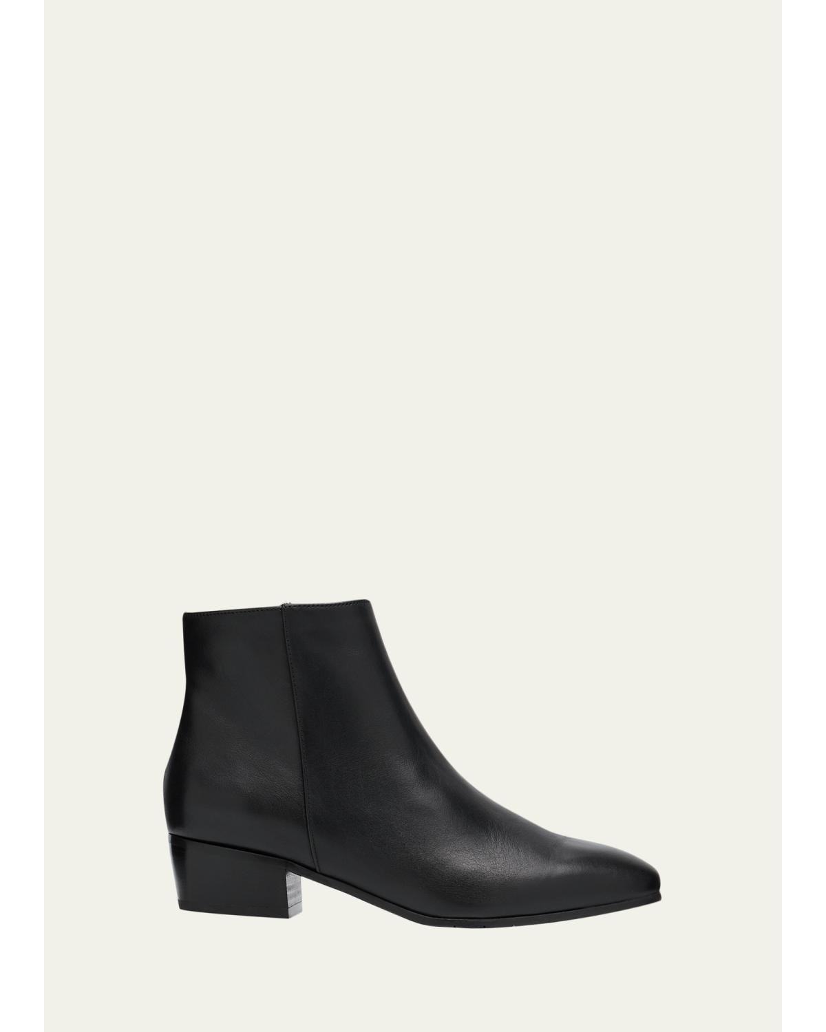 Fuoco Icon Leather Ankle Booties