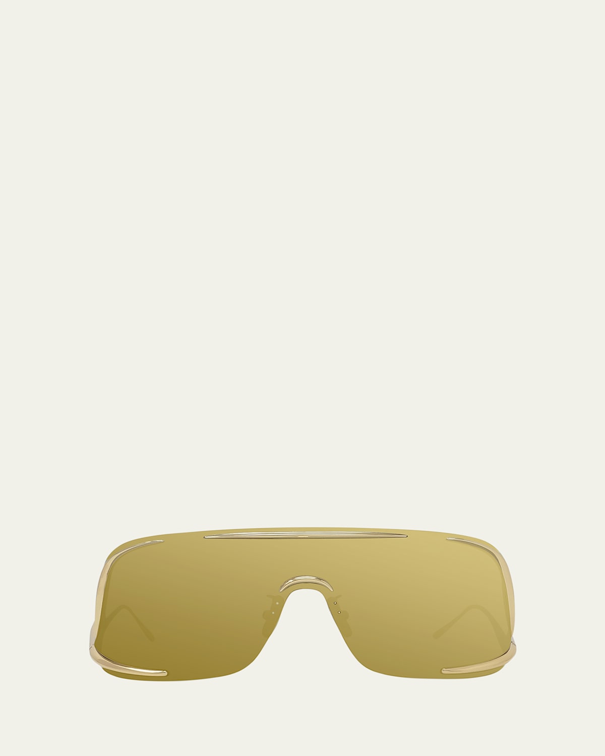 Loewe Shield Mask Sunglasses In Yellow