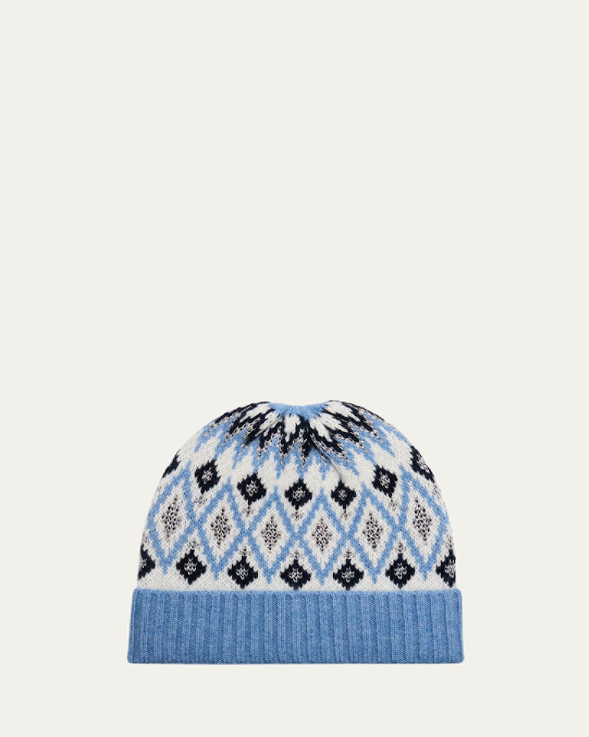 Sofia Cashmere Fair Isle Cashmere Beanie