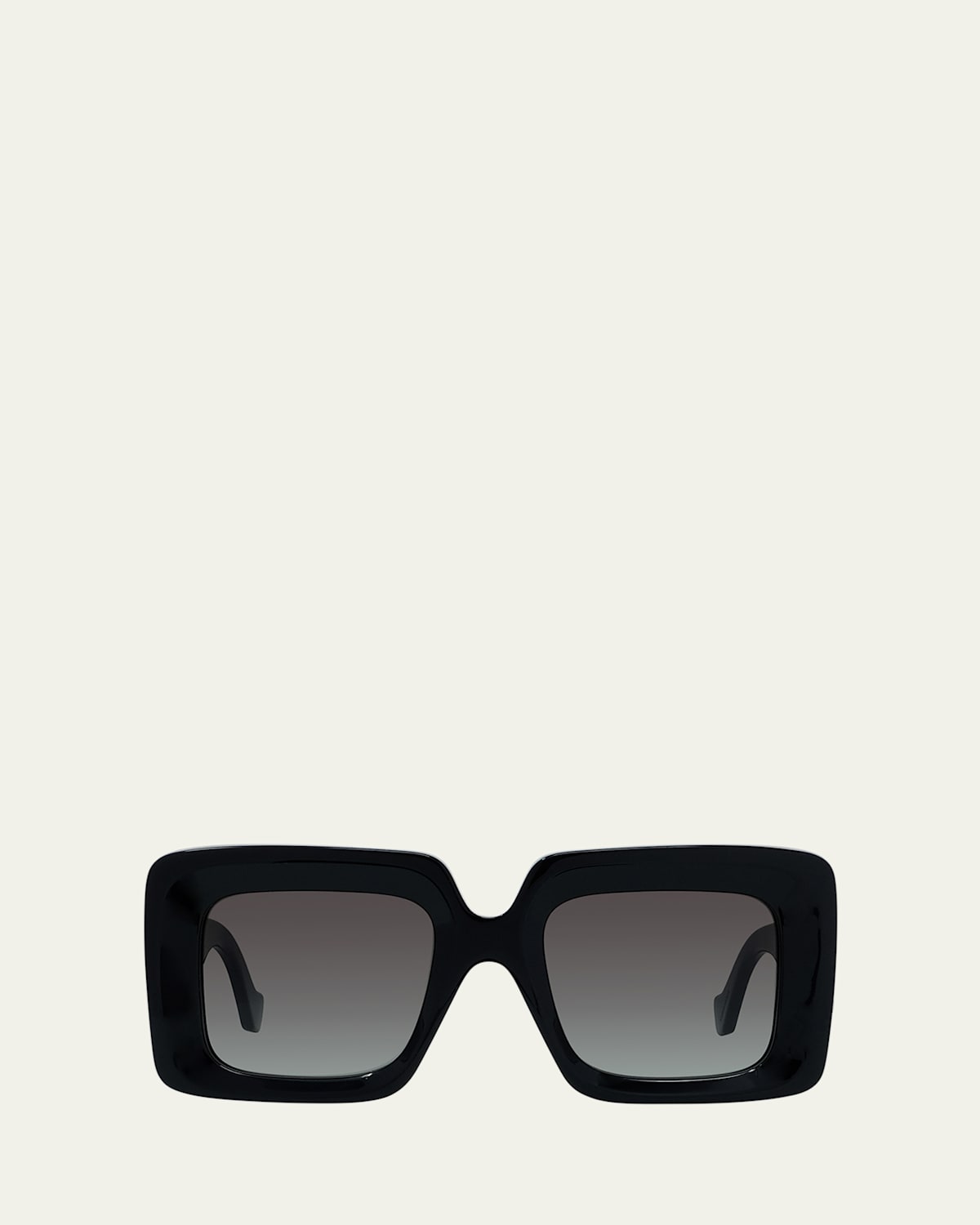 Loewe Anagram Oversized Square Acetate Sunglasses In Black