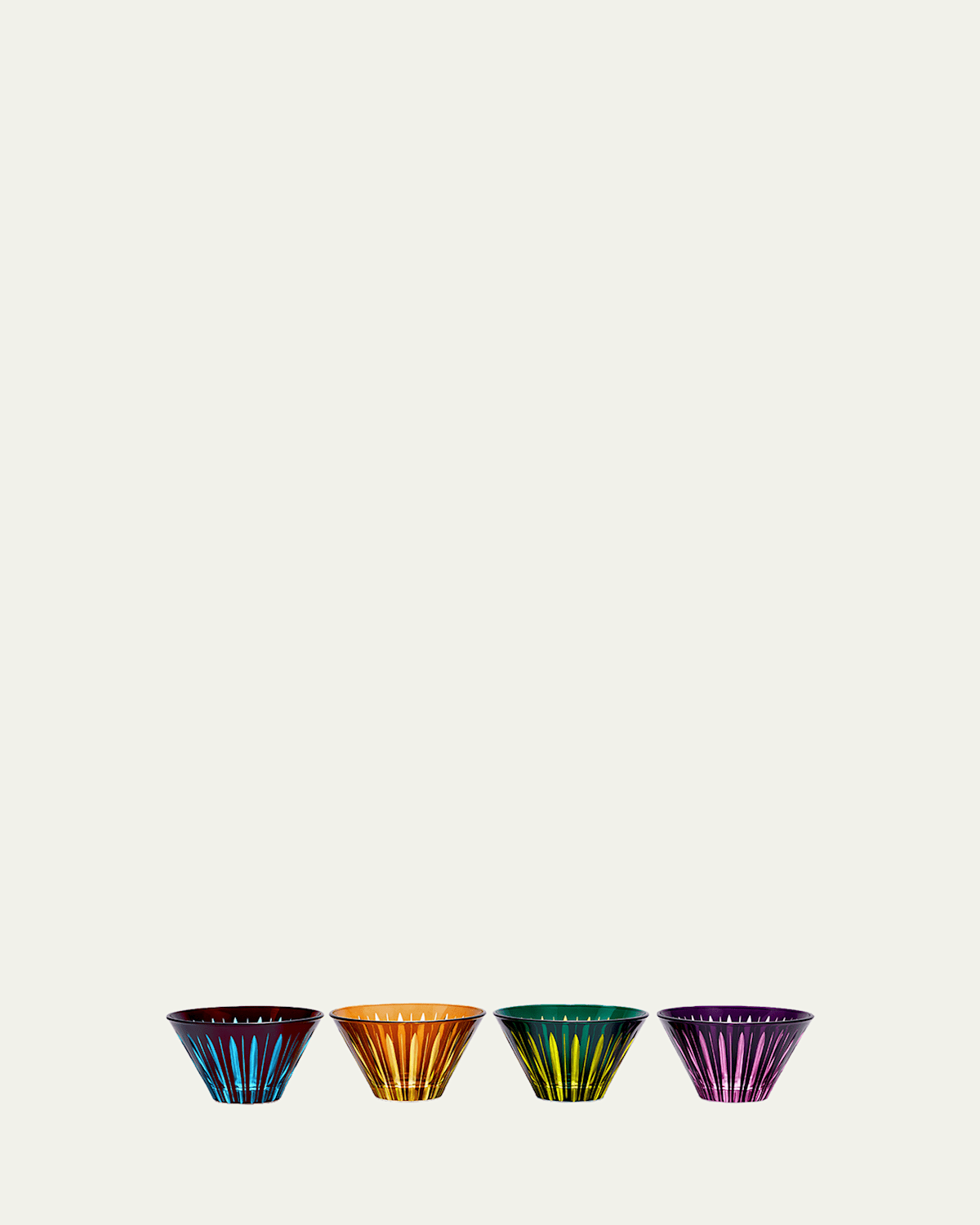 L'objet Prism Condiment Bowls, Set Of 4 In Multi