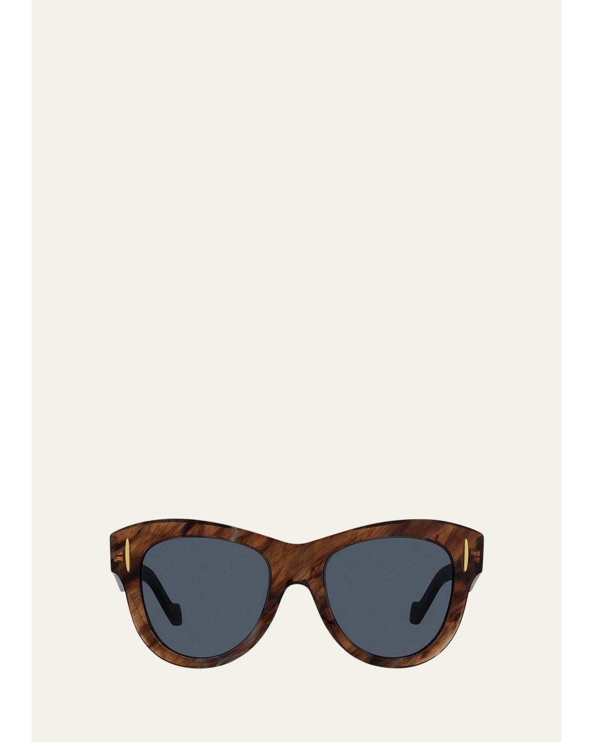 Anagram Acetate Butterfly Sunglasses