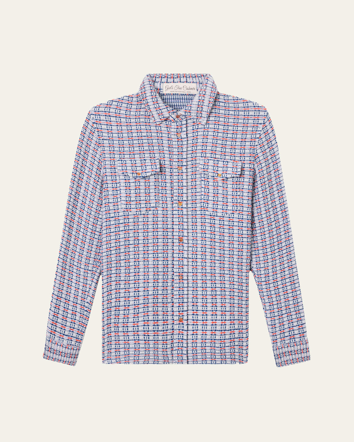 God's True Cashmere Modern Heritage Cashmere Sport Shirt