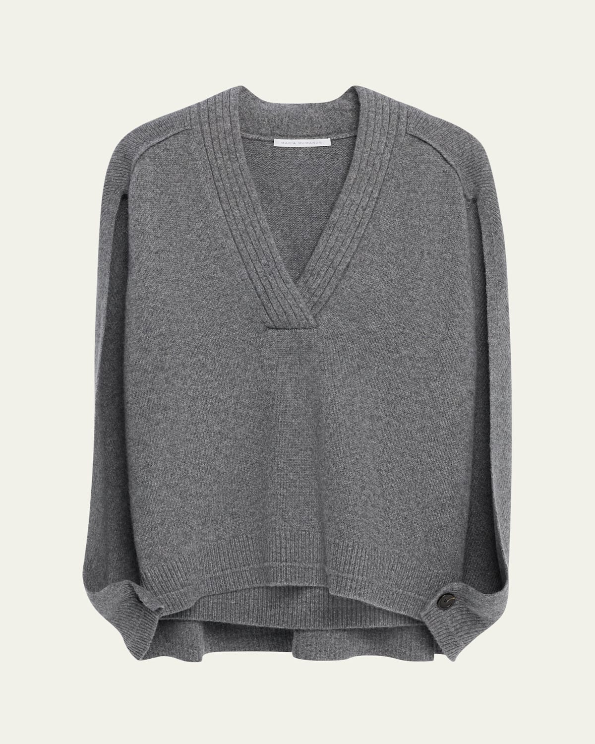 MARIA MCMANUS Wool and Cashmere Cocoon Cape