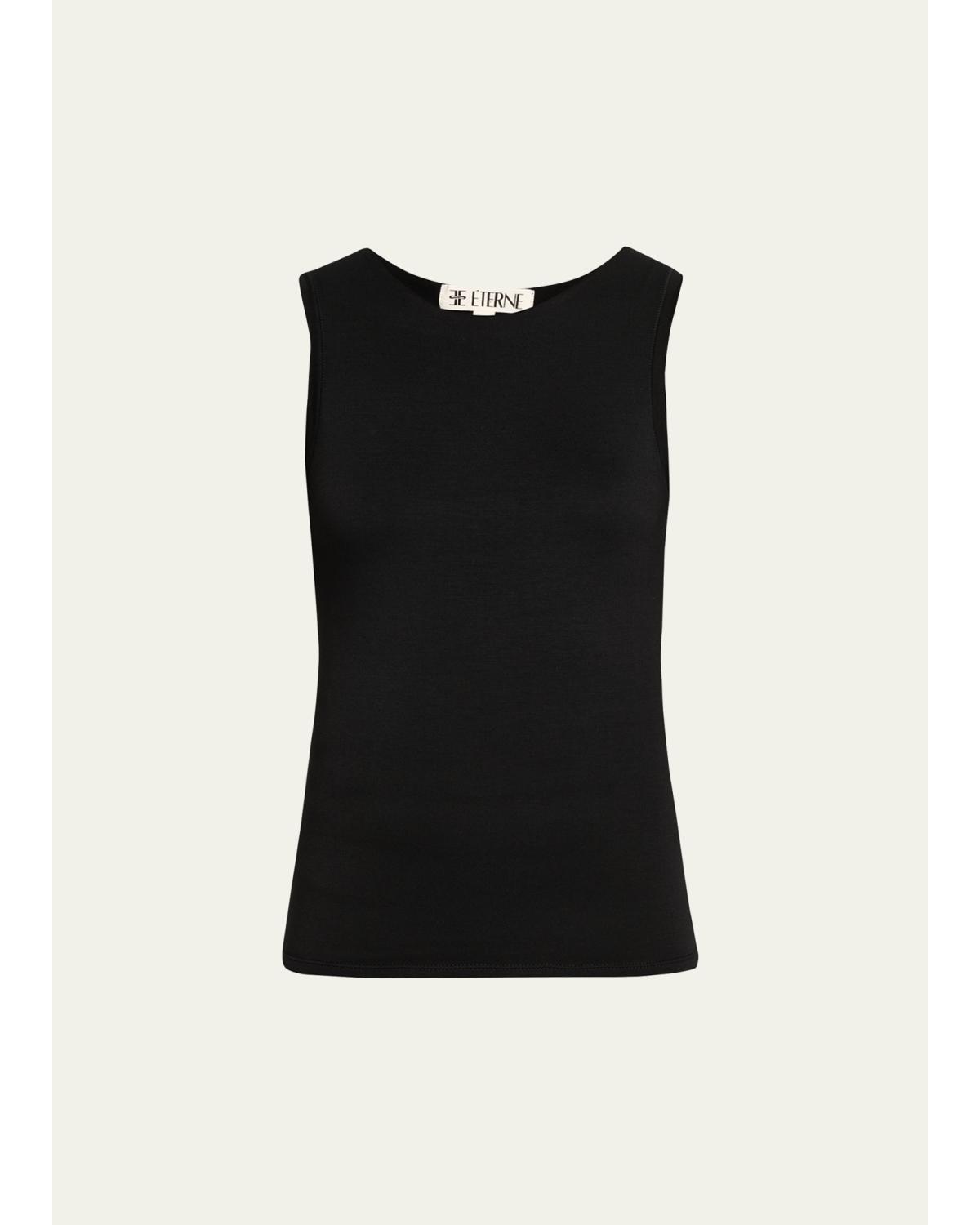 Sleeveless Crewneck Top