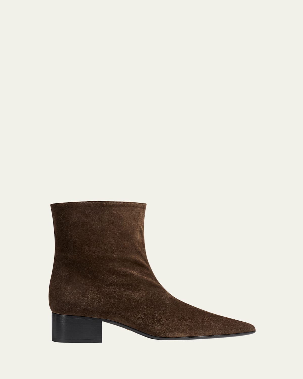 Khaite Andee Suede Ankle Boots In Animal Print
