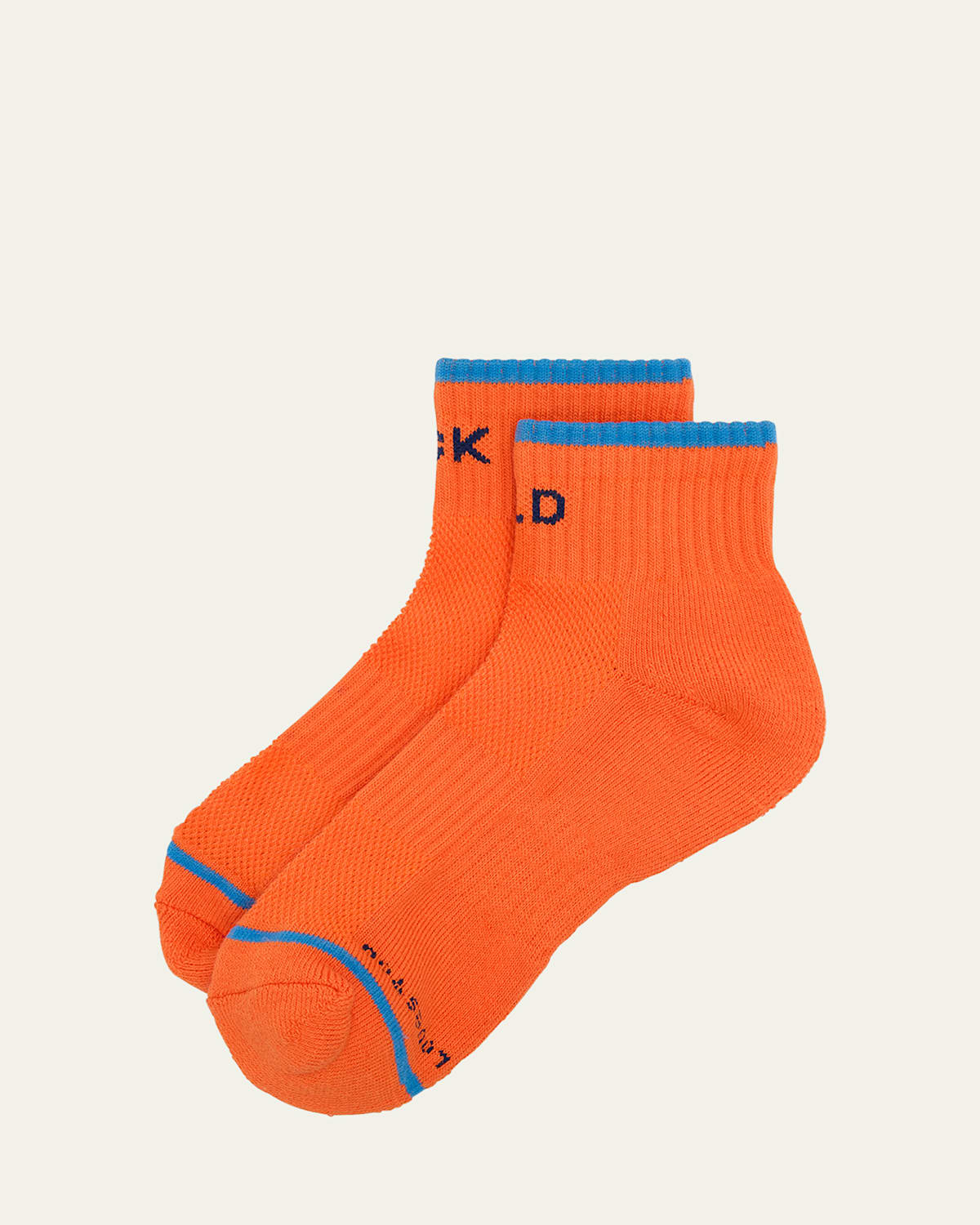 Mother The Baby Steps Ankle Socks In Orange