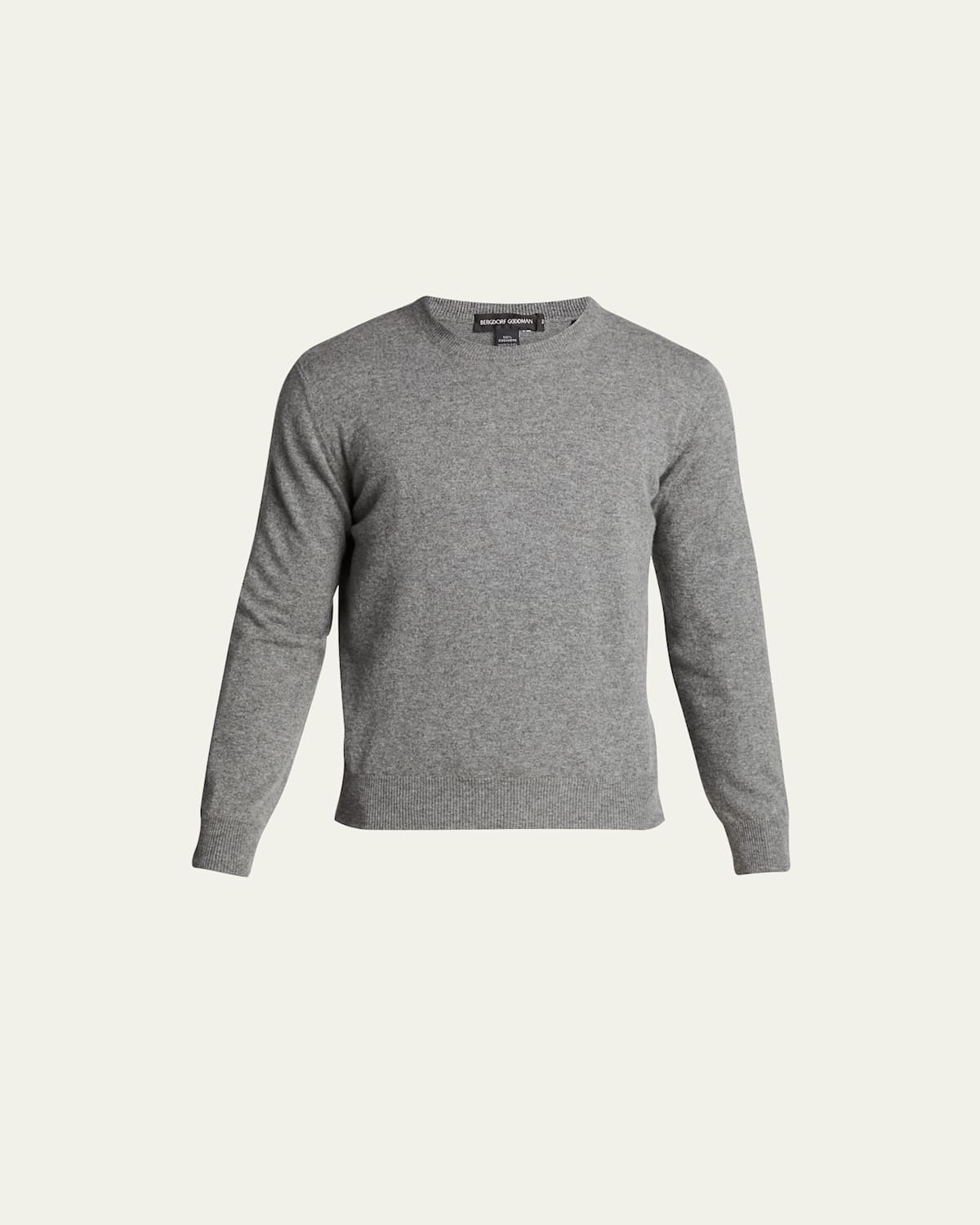 Men's Solid Cashmere Crewneck Sweater