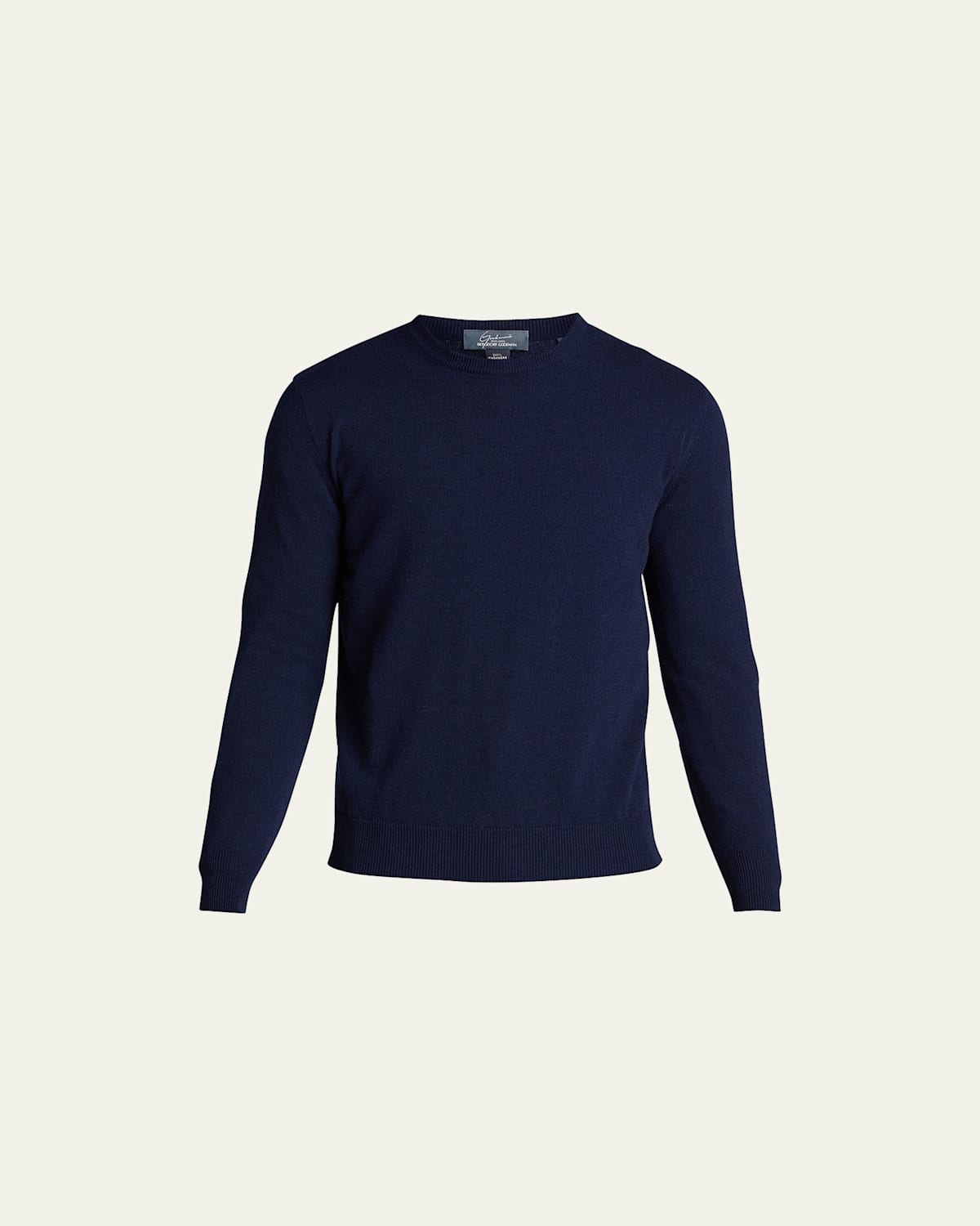 Men's Solid Cashmere Crewneck Sweater