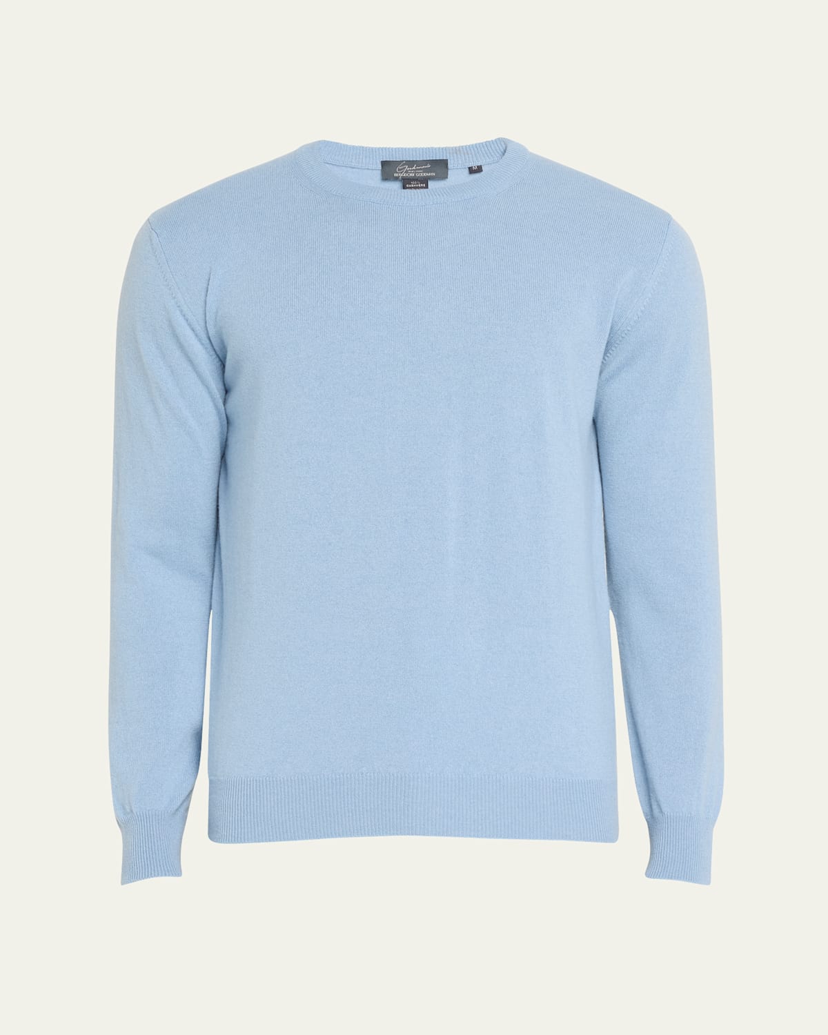 Men's Solid Cashmere Crewneck Sweater