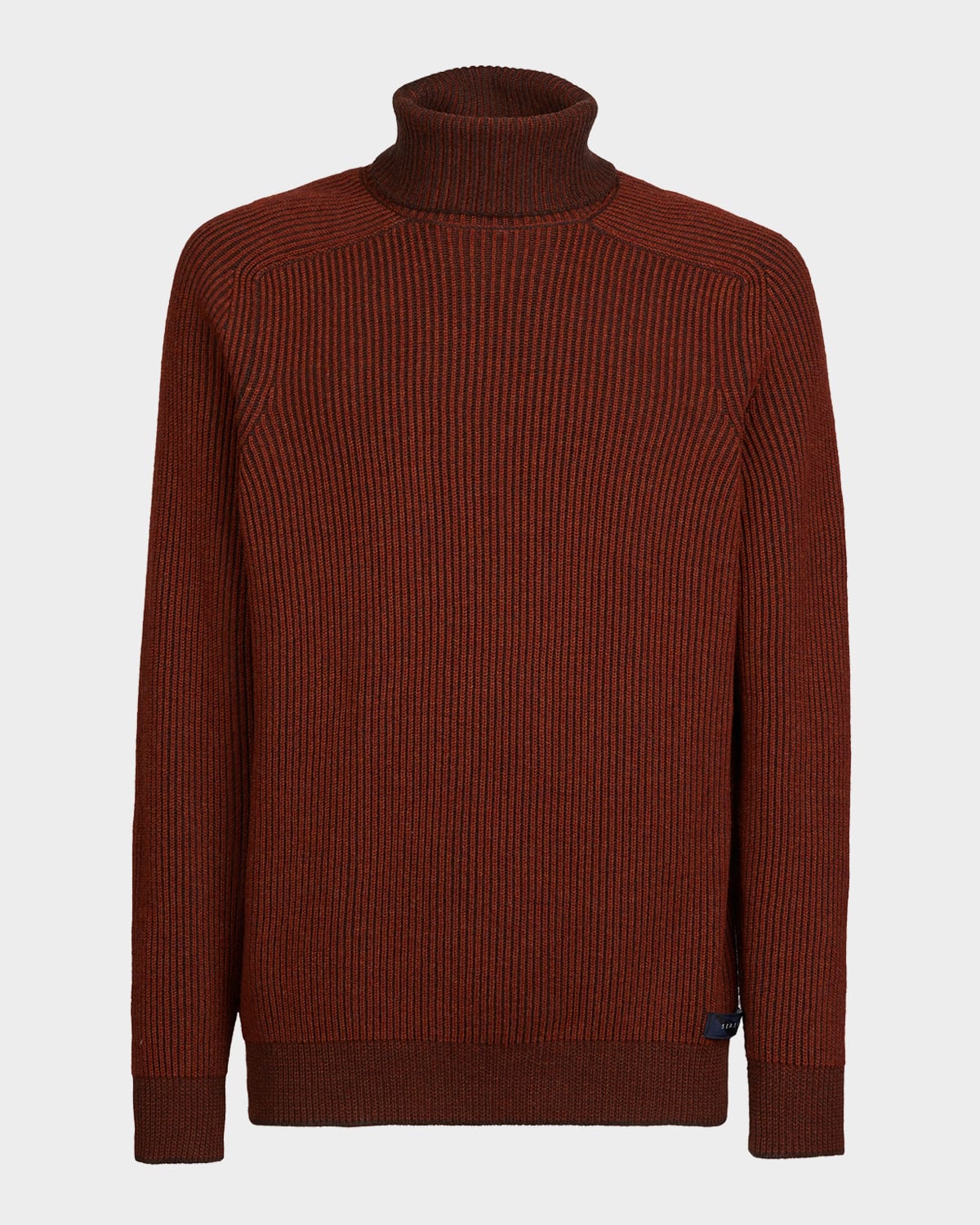 Sease Men's Dinghy Cashmere Rib Reversible Rollneck Sweater