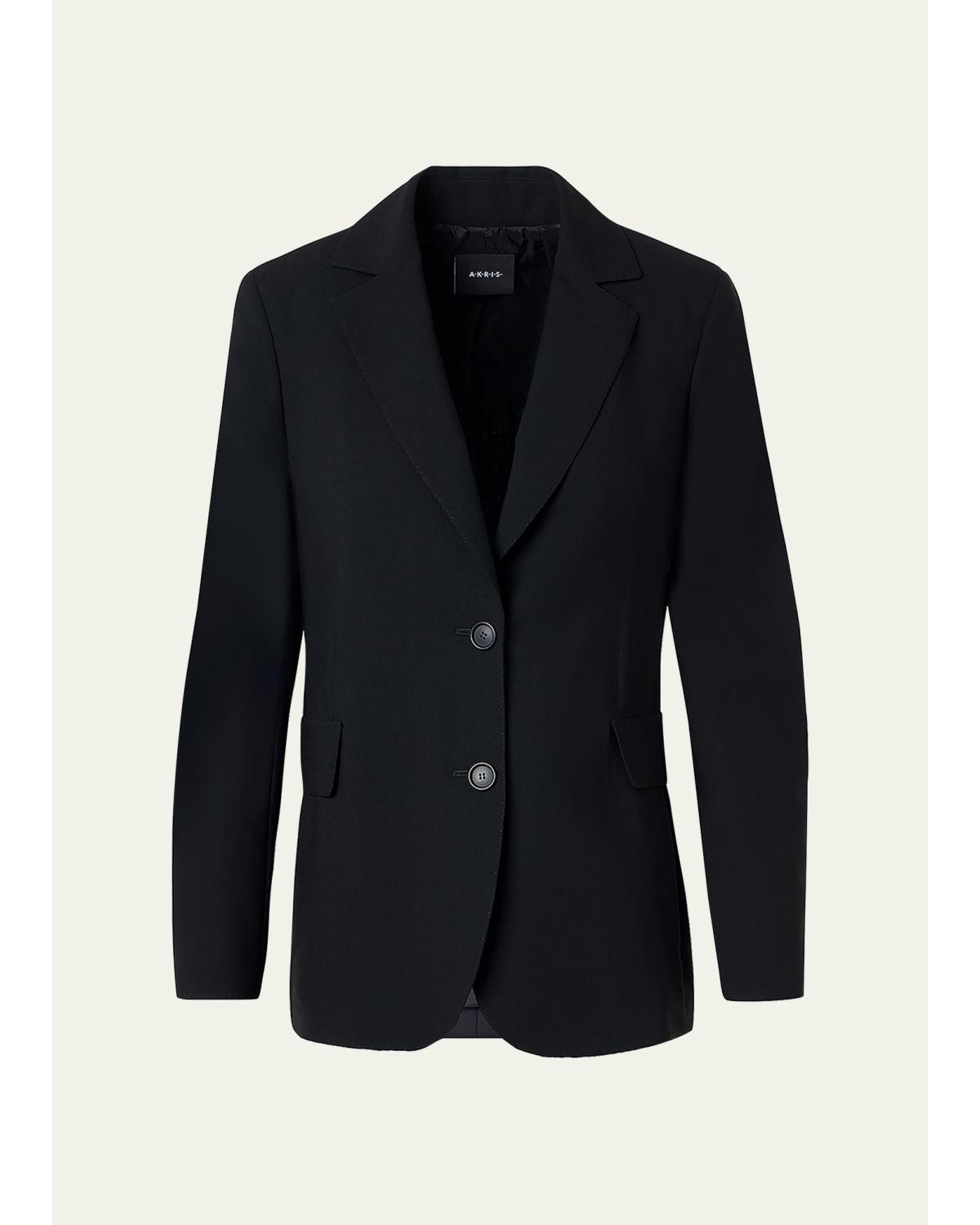 Malik Cool Wool Single-Breasted Jacket