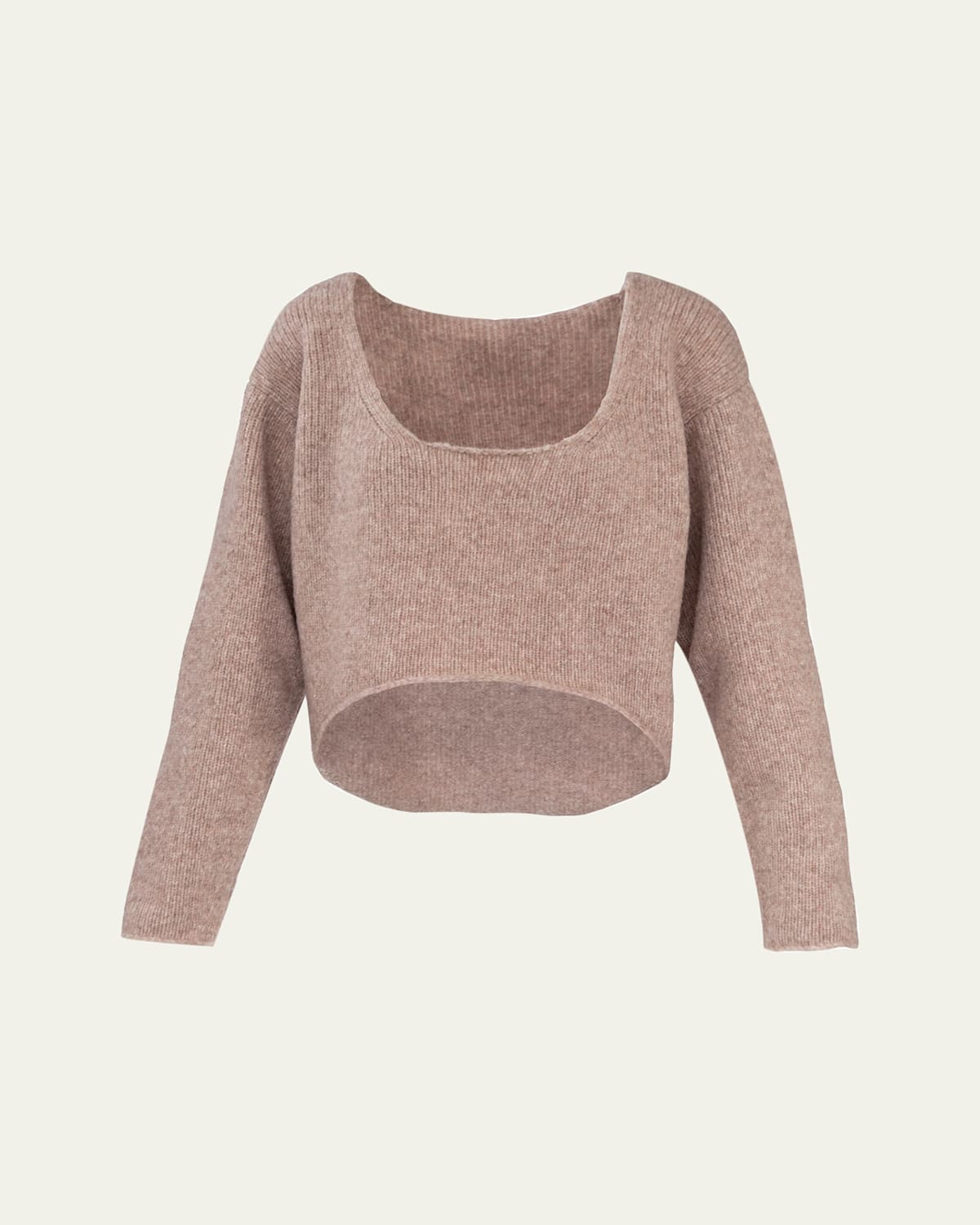 Aisling Camps Reversible Round-Neck Crop Sweater