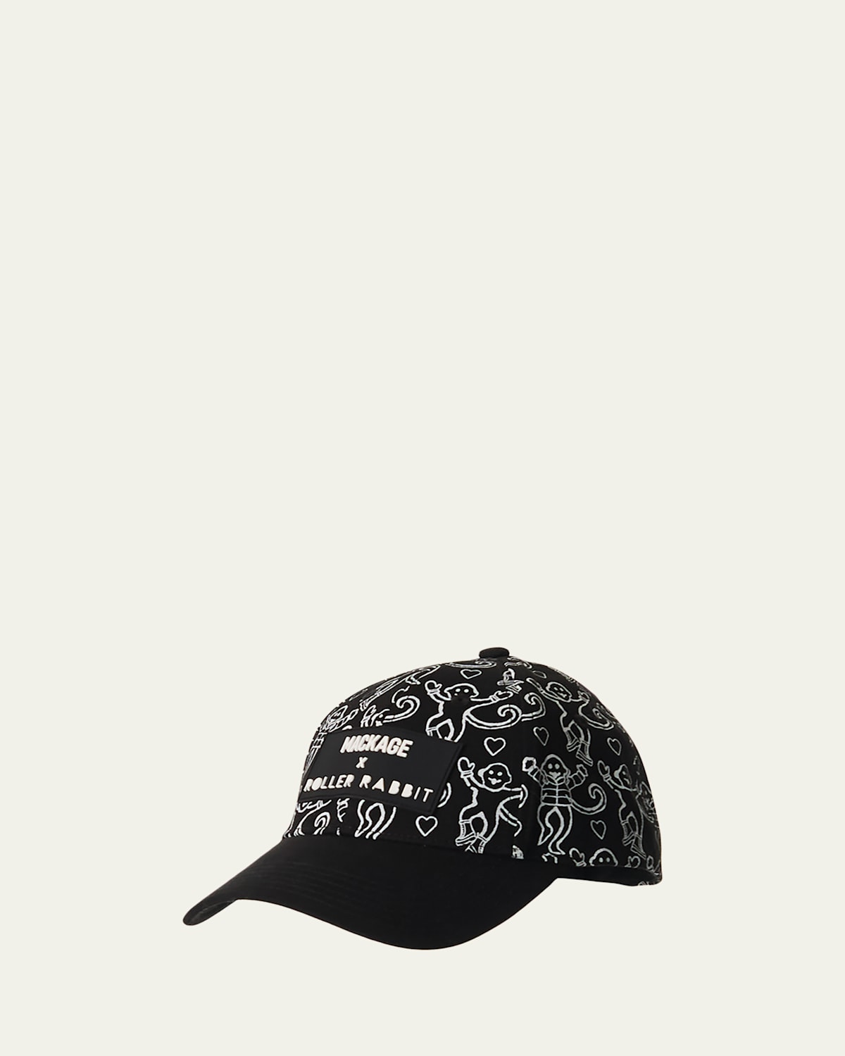 Mackage X Roller Rabbit X Roller Rabbit Kid's Baseball Cap In Black