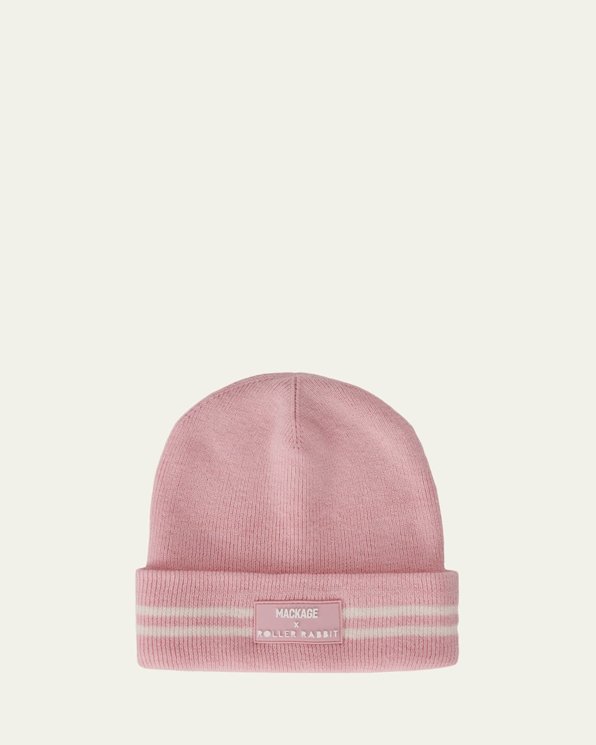 x Roller Rabbit Kid's Logo-Patch Beanie