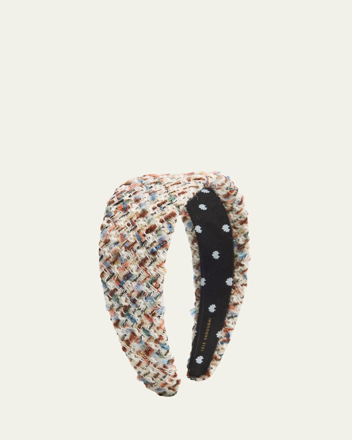 Lele Sadoughi Brigitte Tweed Headband In Gray