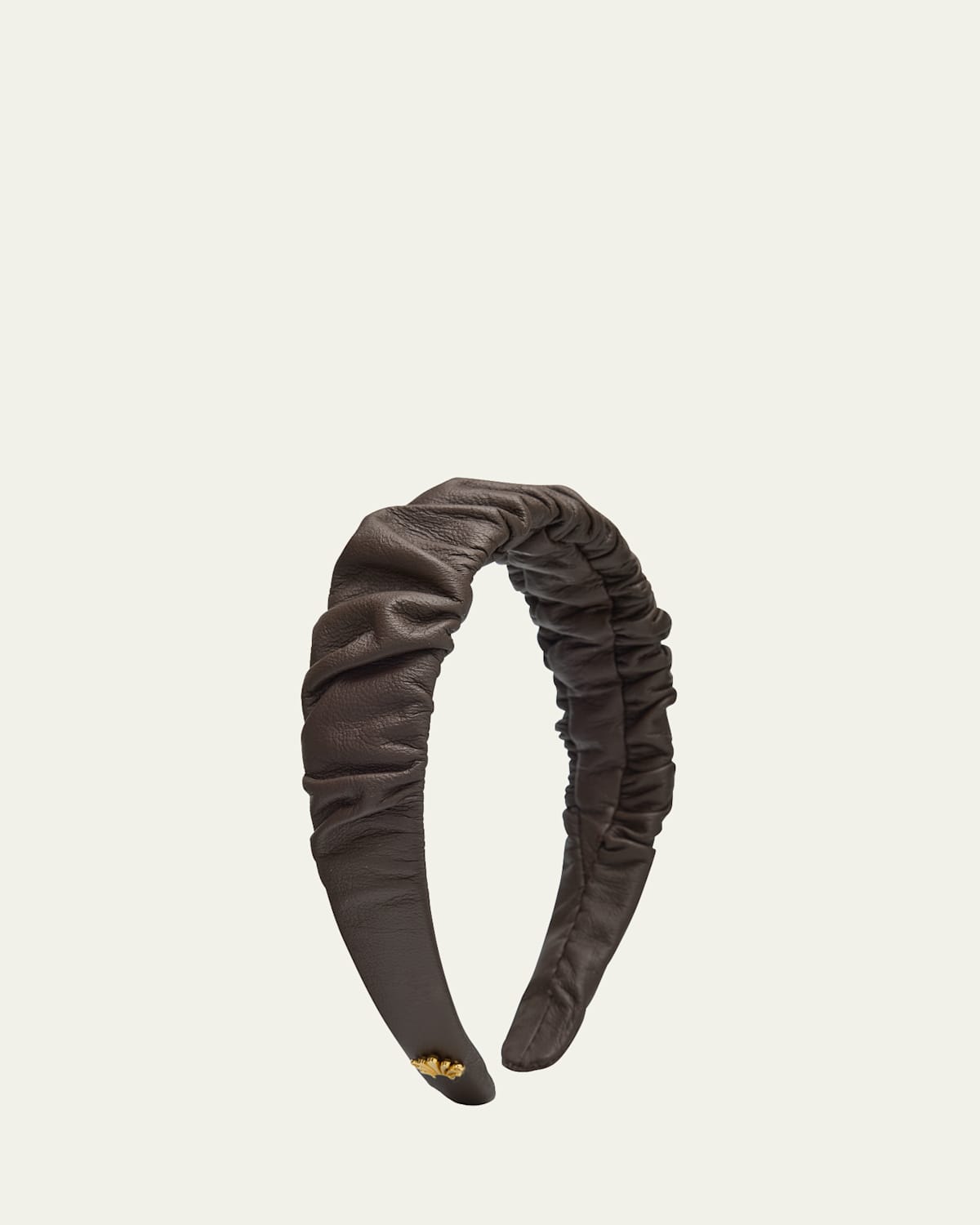 Lele Sadoughi Kelly Ruched Leather Headband
