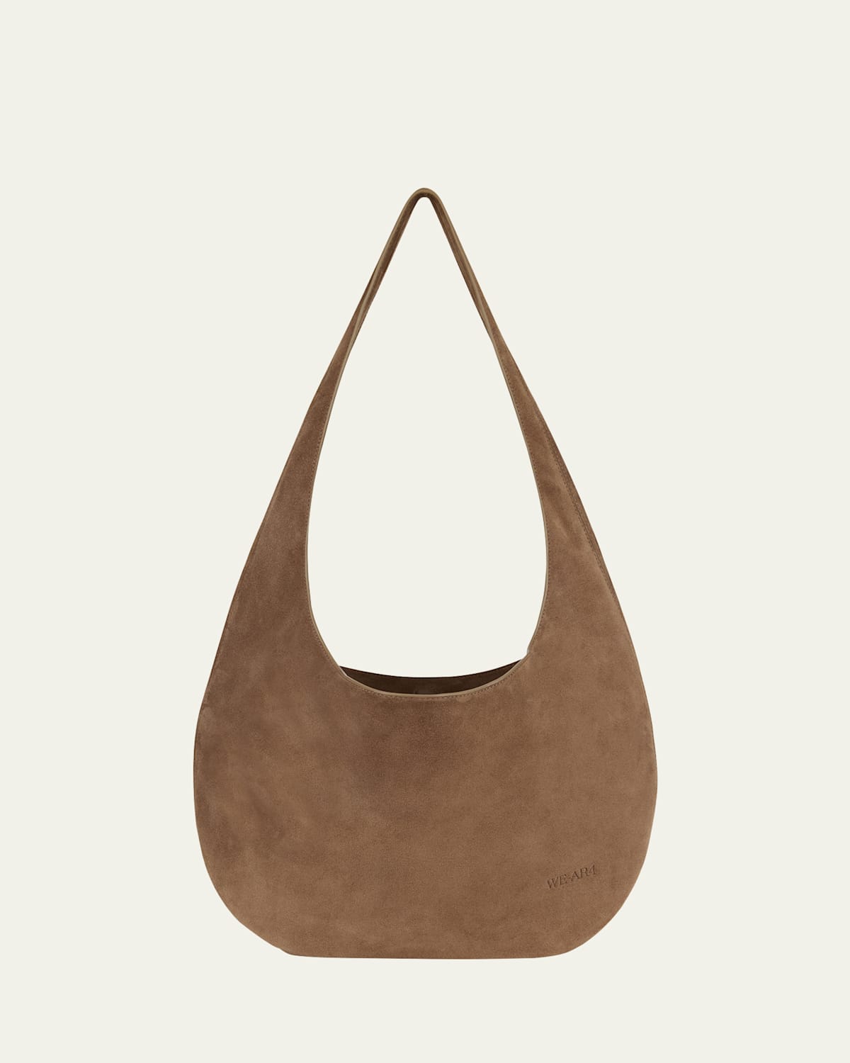 We-ar4 The H Leather Hobo Bag In Brown