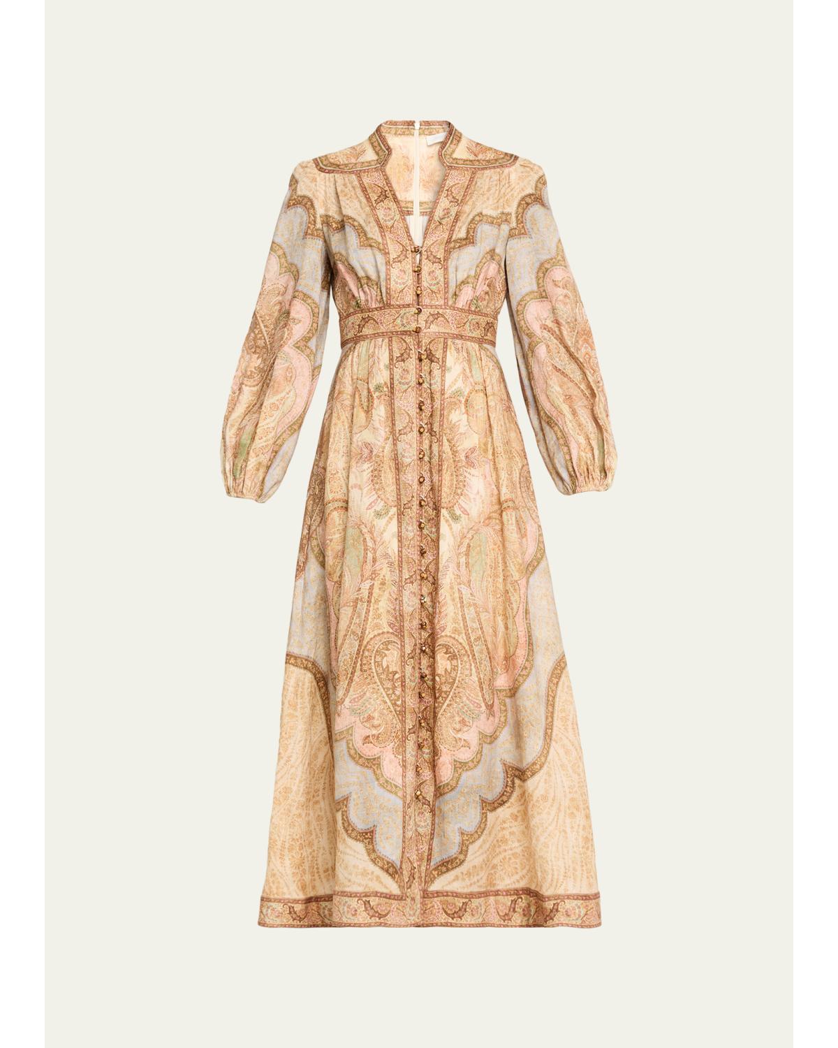 Wanderlust Plunge Midi Dress