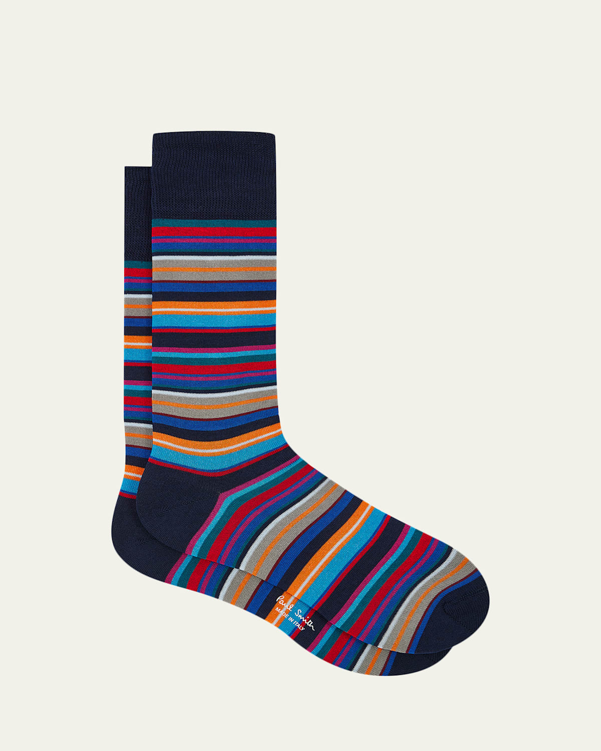 Paul Smith Men's Munich Signature Stripe Crew Socks