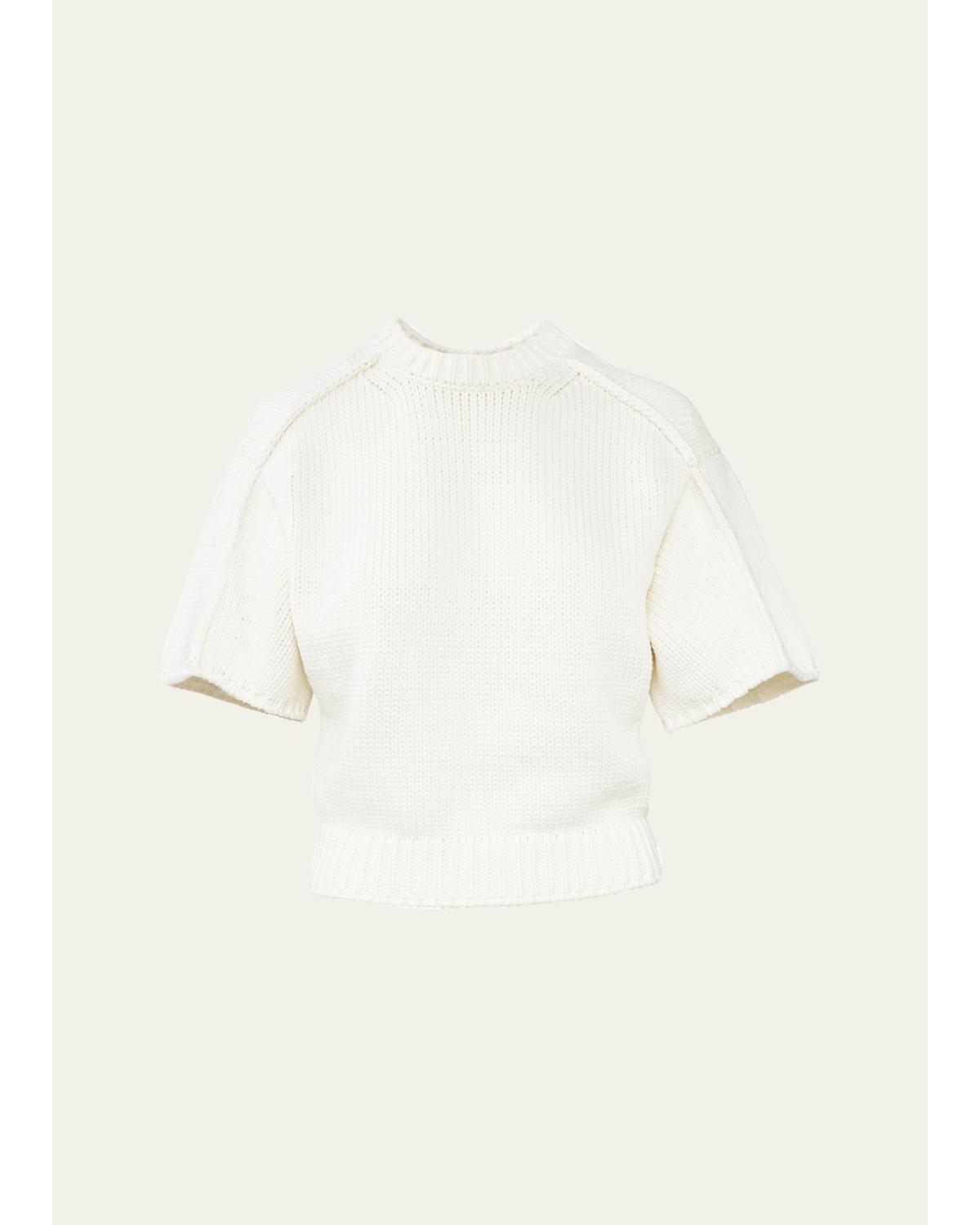 Perfect Short-Sleeve Crop T-Shirt