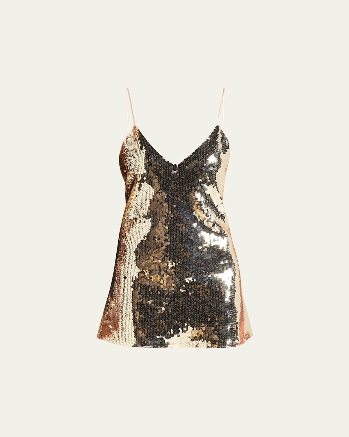 Retroféte Deserae Sequin Mini Dress In Gold