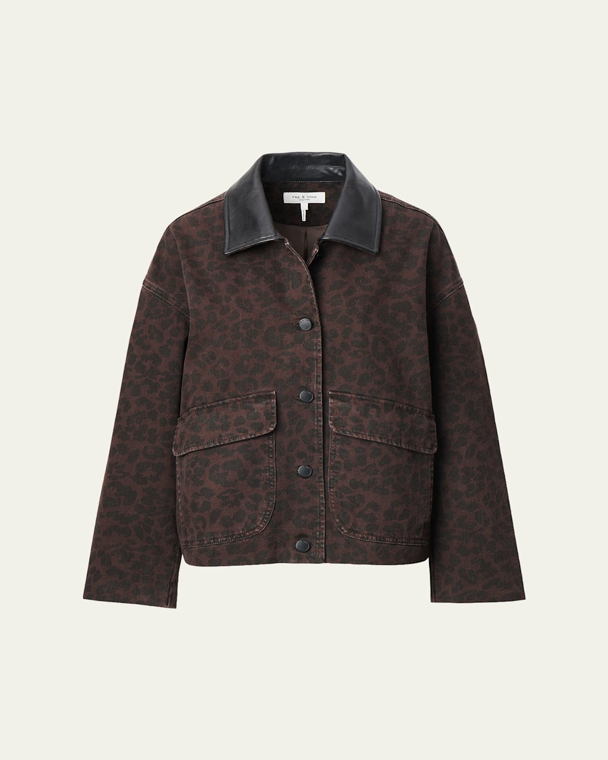 Rag & Bone Natalia Leopard Denim Jacket | Thumbnail 4 Rag & Bone Natalia Leopard Denim Jacket | Thumbnail 4