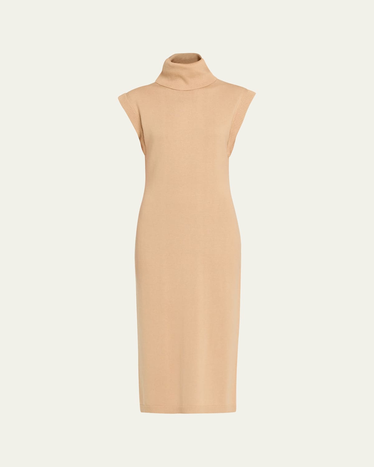 Simkhai Cashmere-cotton Sleeveless Sweater Dress In Neutral