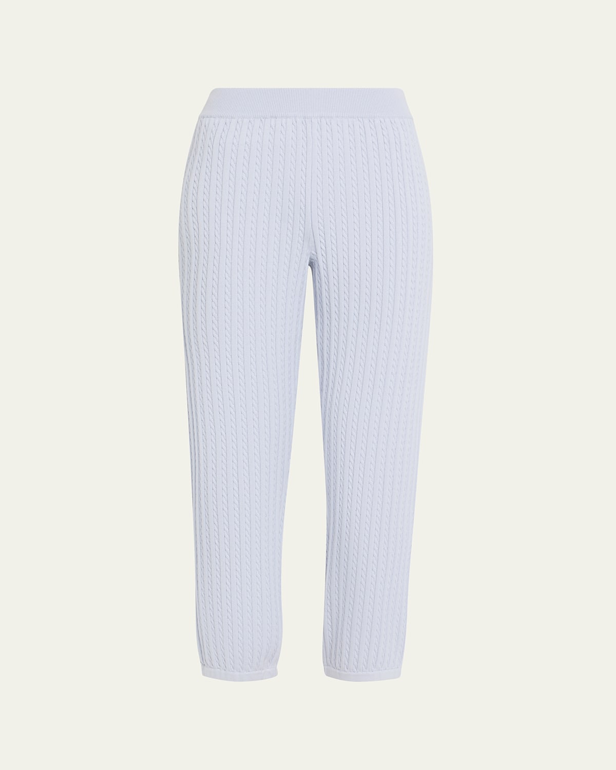 Simkhai Tillie Cashmere-cotton Travel Pants In Blue
