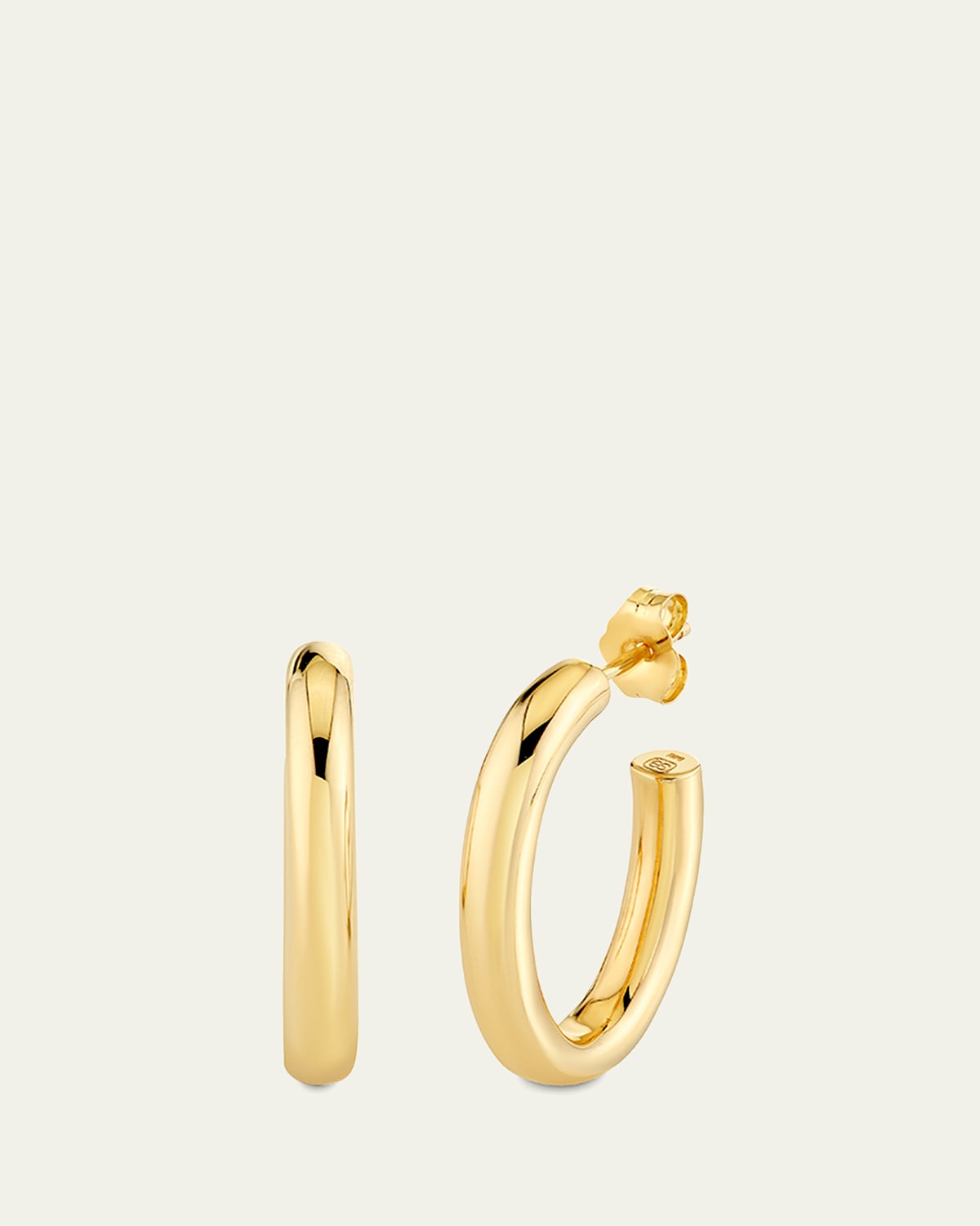 Sydney Evan 14K Yellow Gold Tube Hoop Earrings