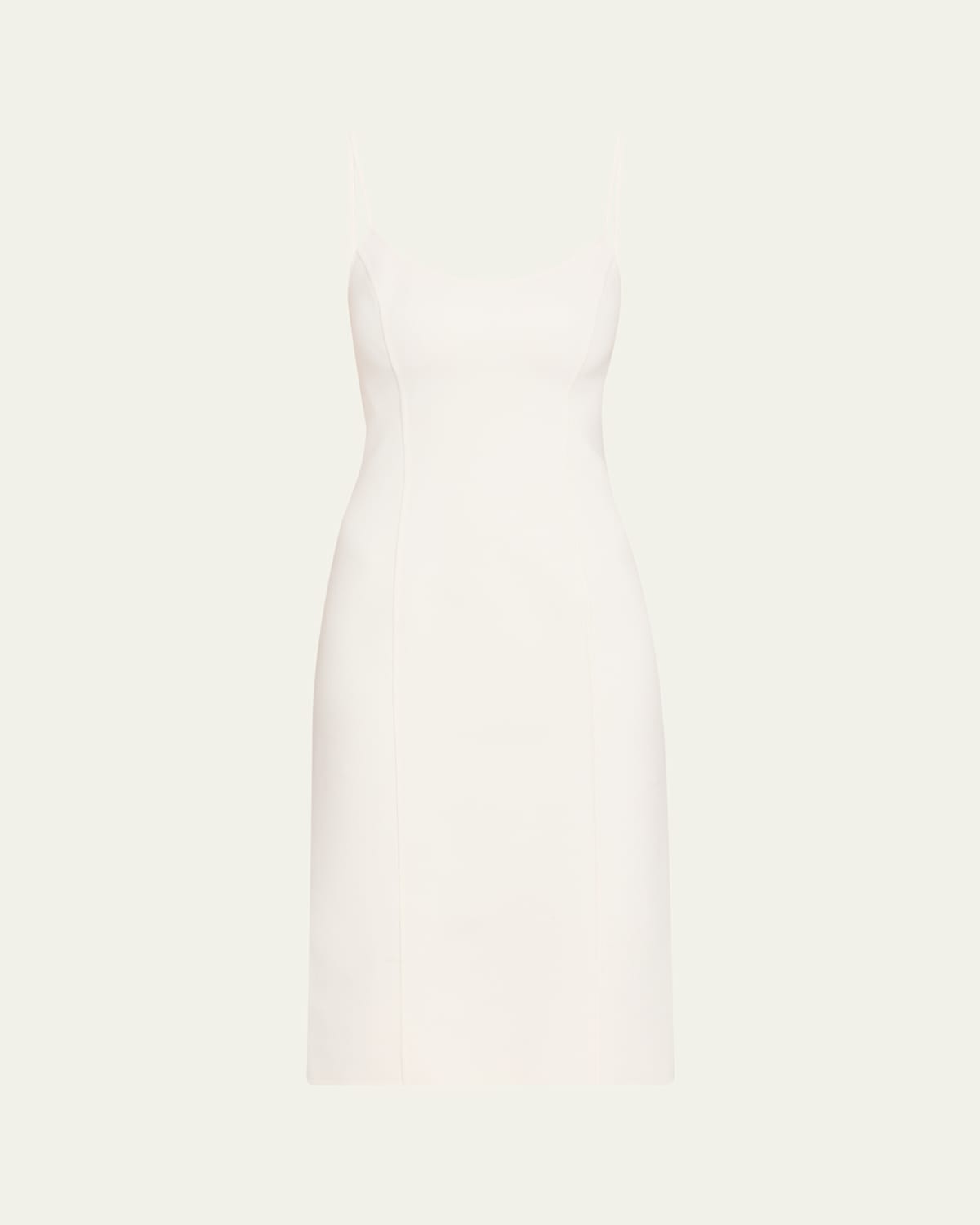 Michael Kors Stretch Wool Crepe Slip Midi Sheath Dress In Animal Print