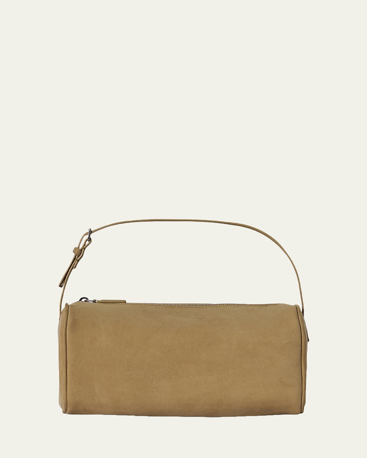 The Row 90's Top-handle Bag In Nubuck Leather In Neutral