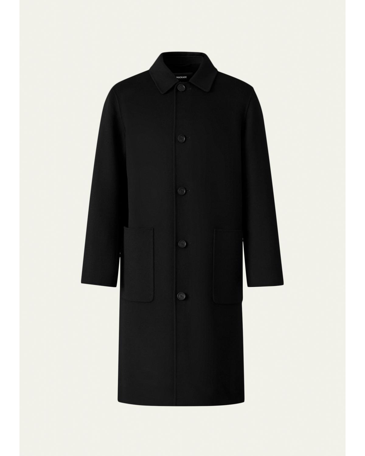 Men'S Beckett Handmade Wool Overcoat