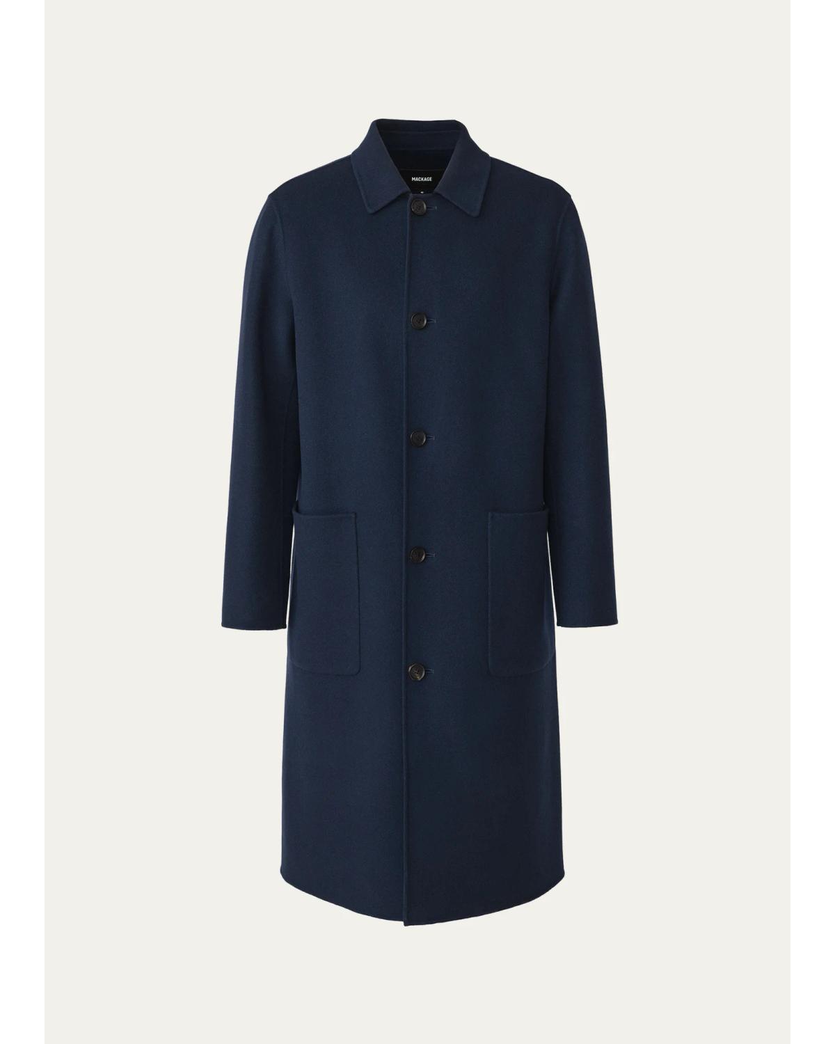 Men'S Beckett Handmade Wool Overcoat