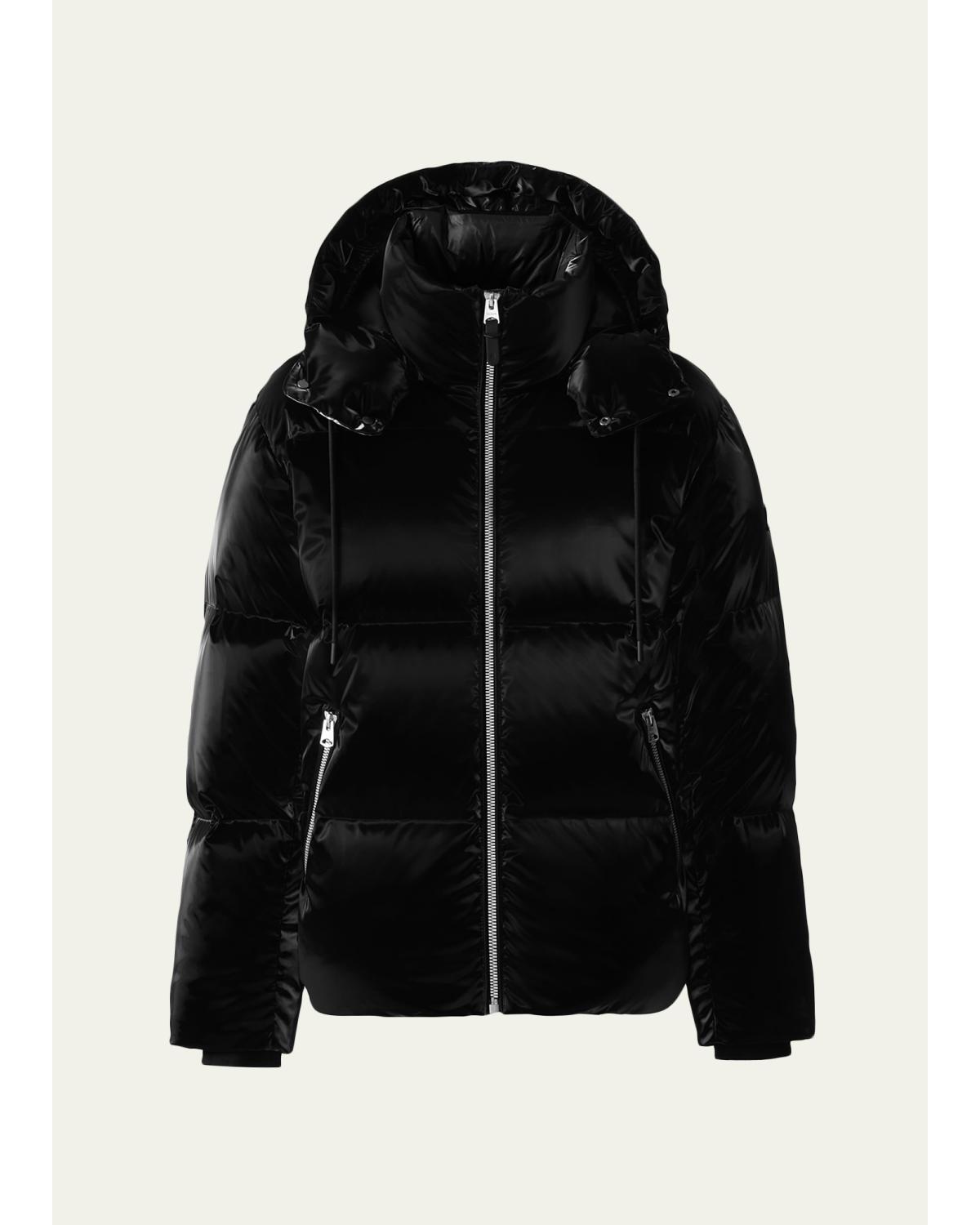 Men'S Kent-Glo High-Gloss Hooded Down Jacket