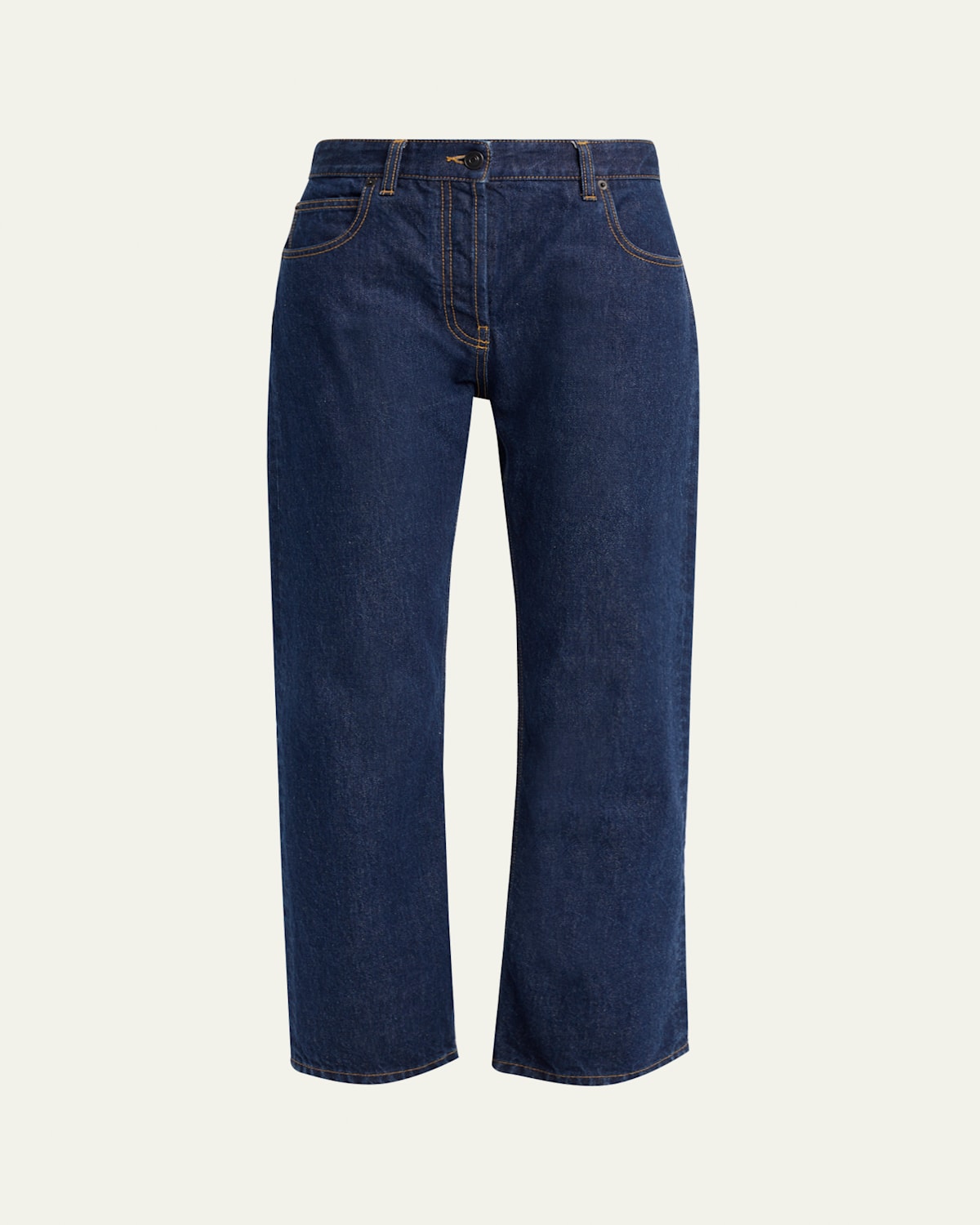 The Row Riaco Straight-leg Ankle Jeans In Blue
