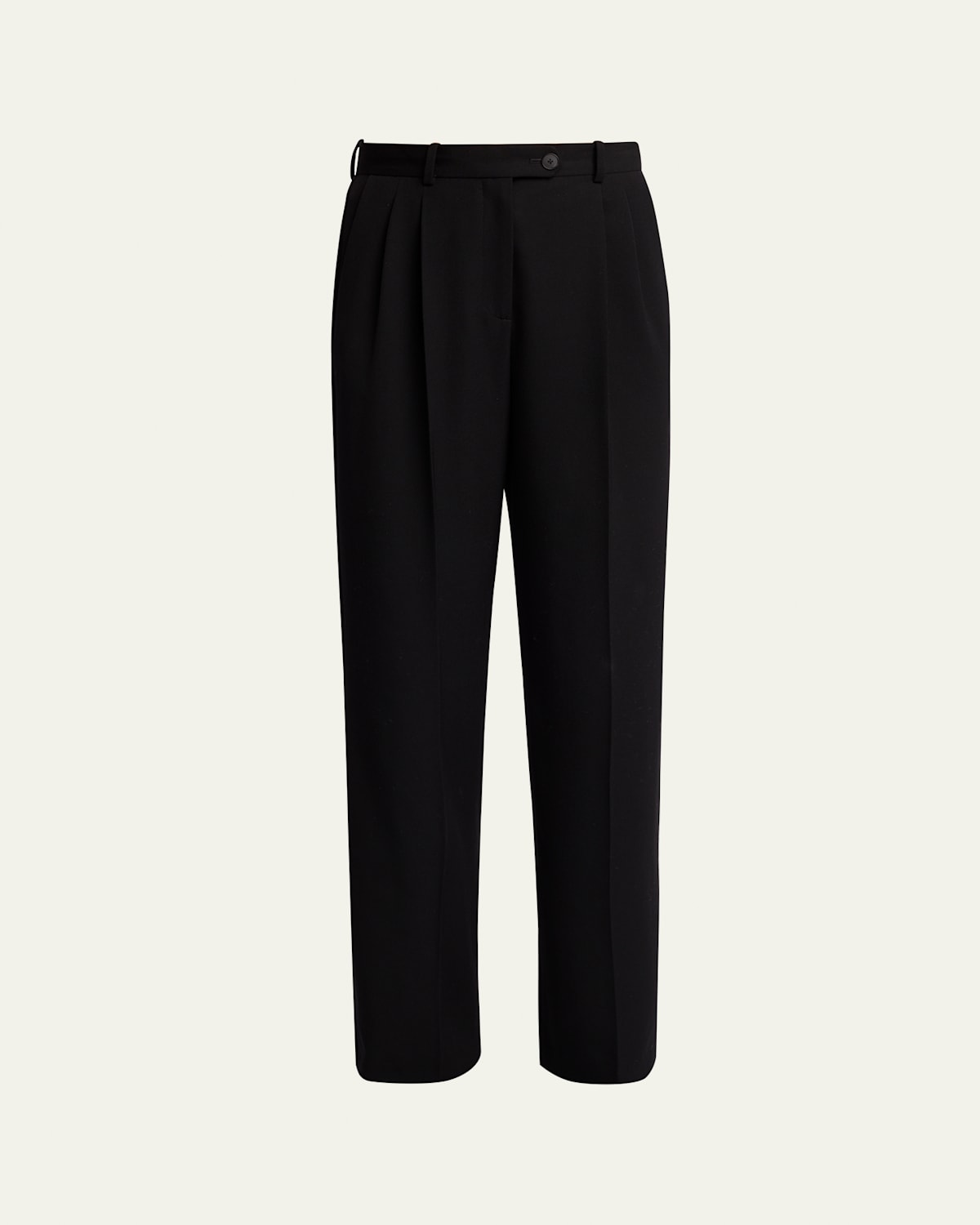 The Row Virgil Double-pleated Straight-leg Pants In Multi