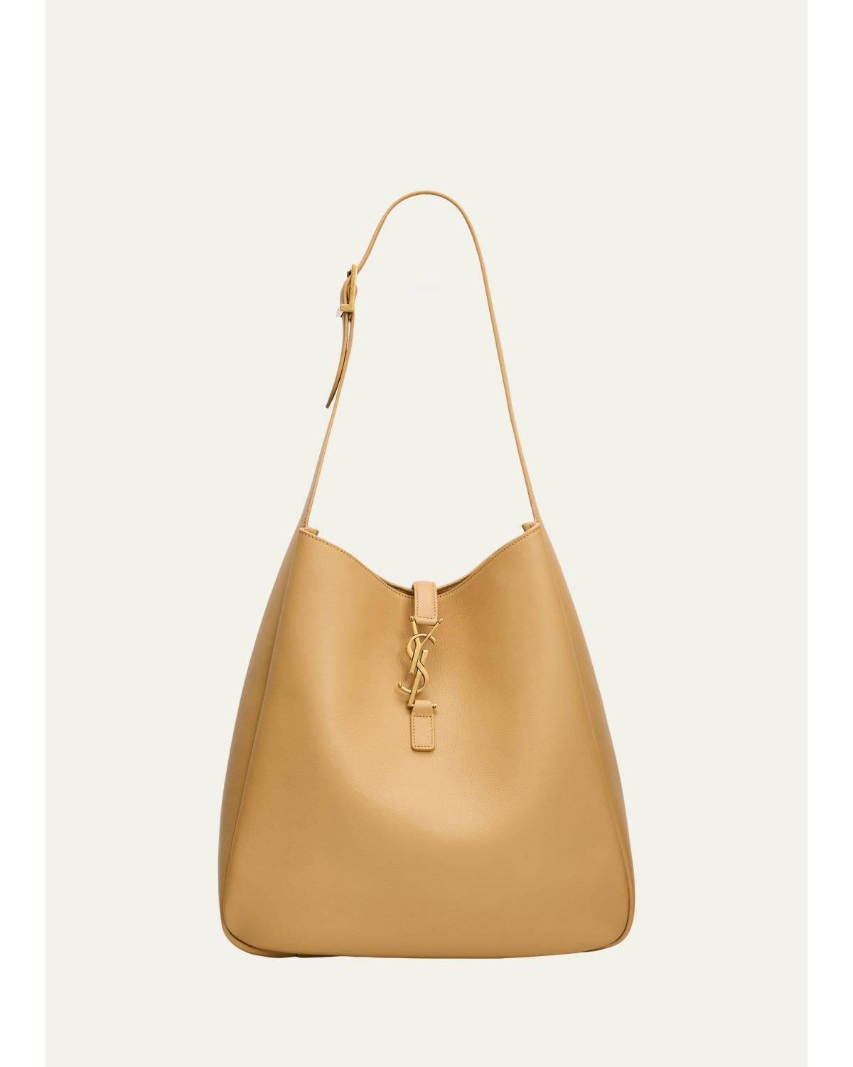 Le 5 À 7 Large YSL Shoulder Bag in Grain Leather