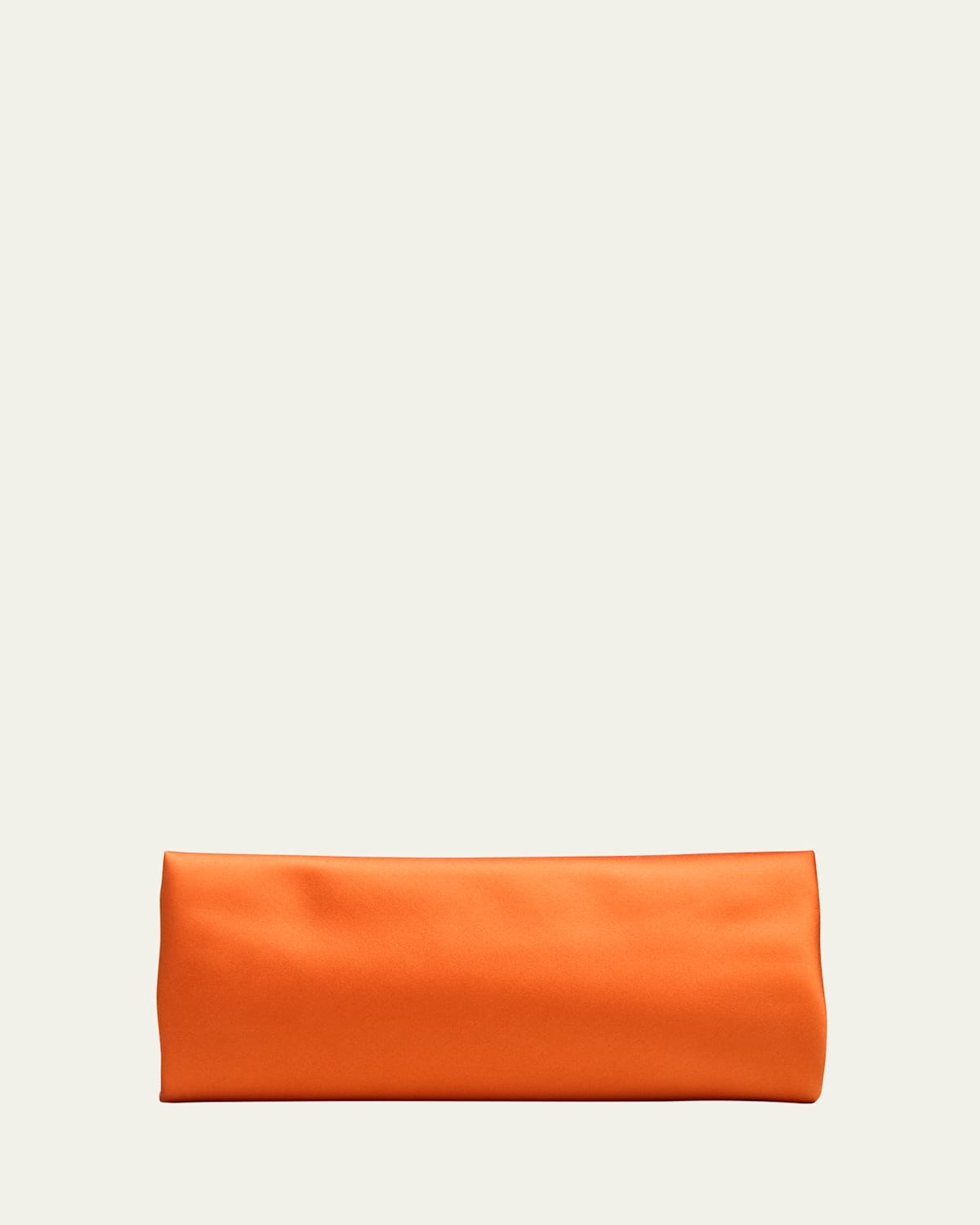 Saint Laurent Soft Ysl Clutch Bag In Satin